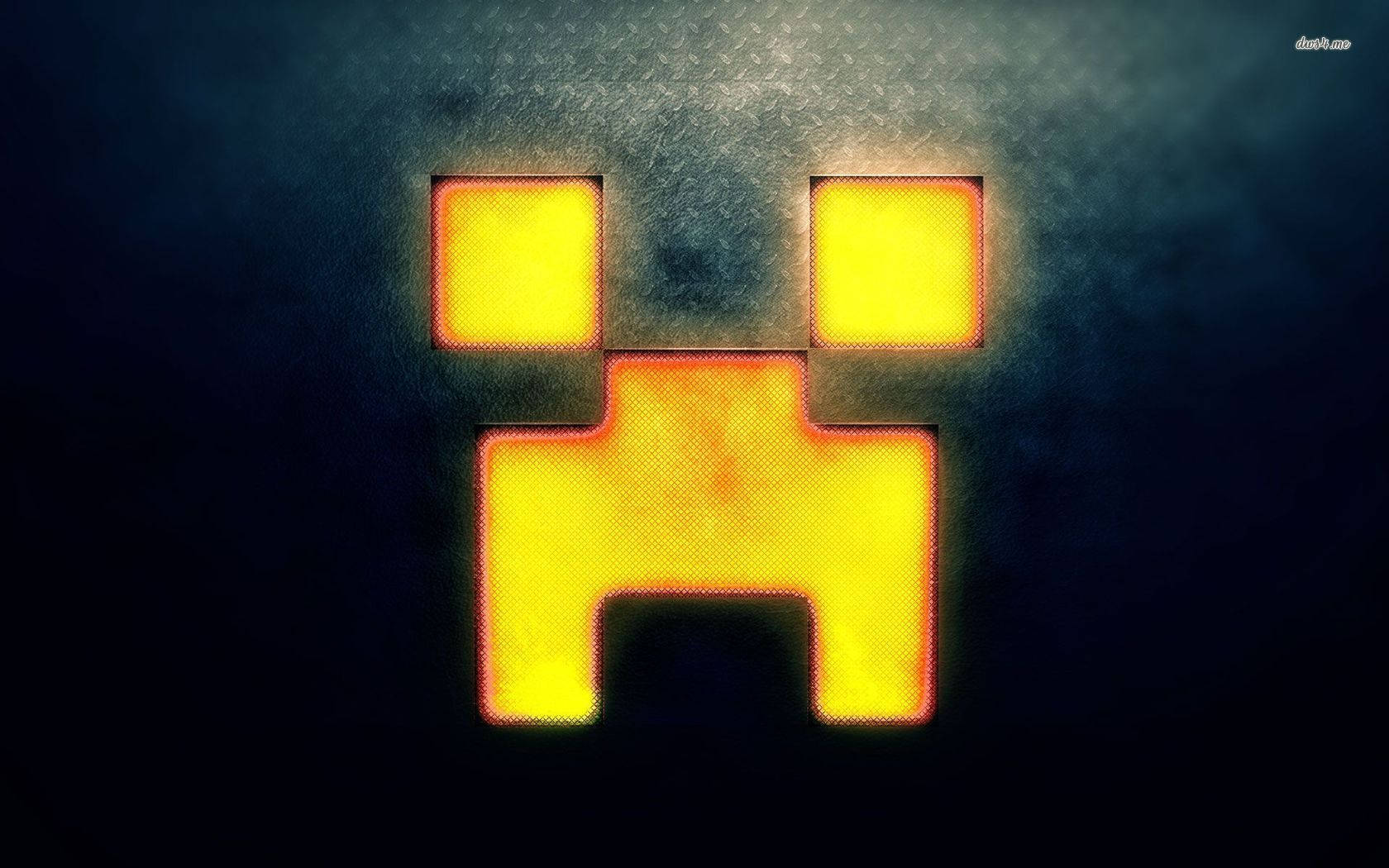 Lys op med dette Minecraft Creeper-ansigt Wallpapers