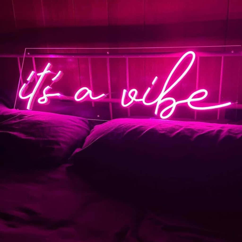 Lys op natten med Neon Aesthetic Wallpapers