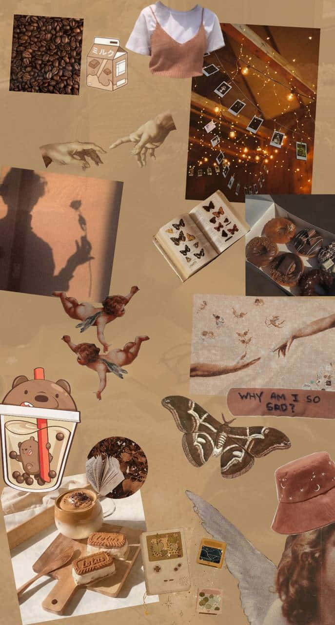 Lysbrune æstetiske billeder Wallpapers