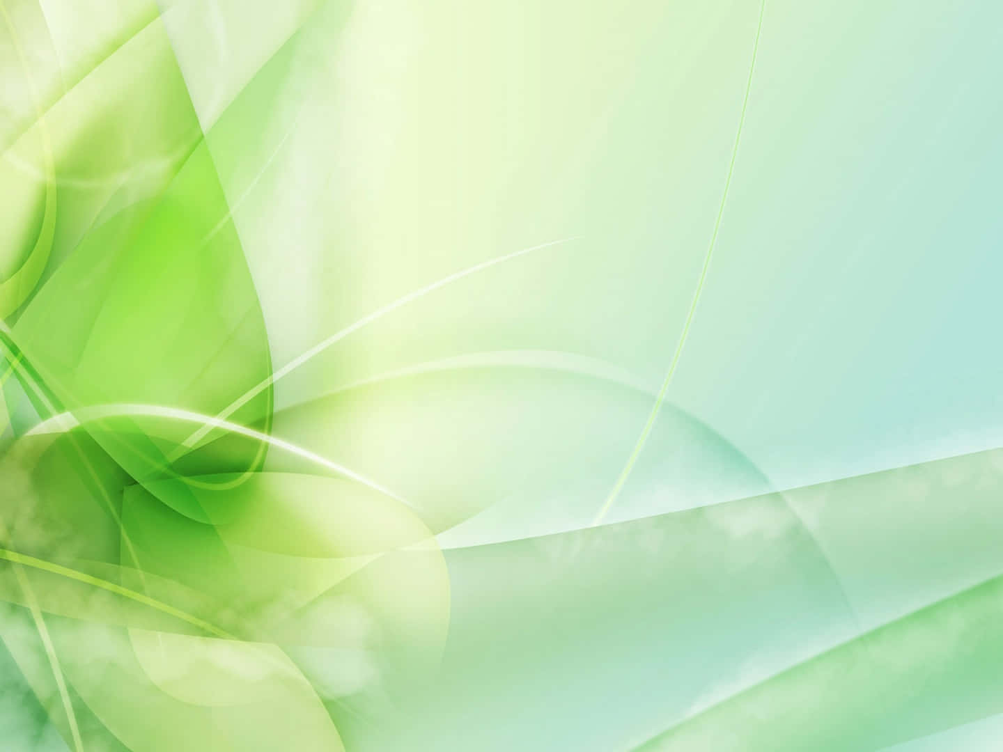 Lysegrøn abstrakt bølgekurve baggrund Wallpapers