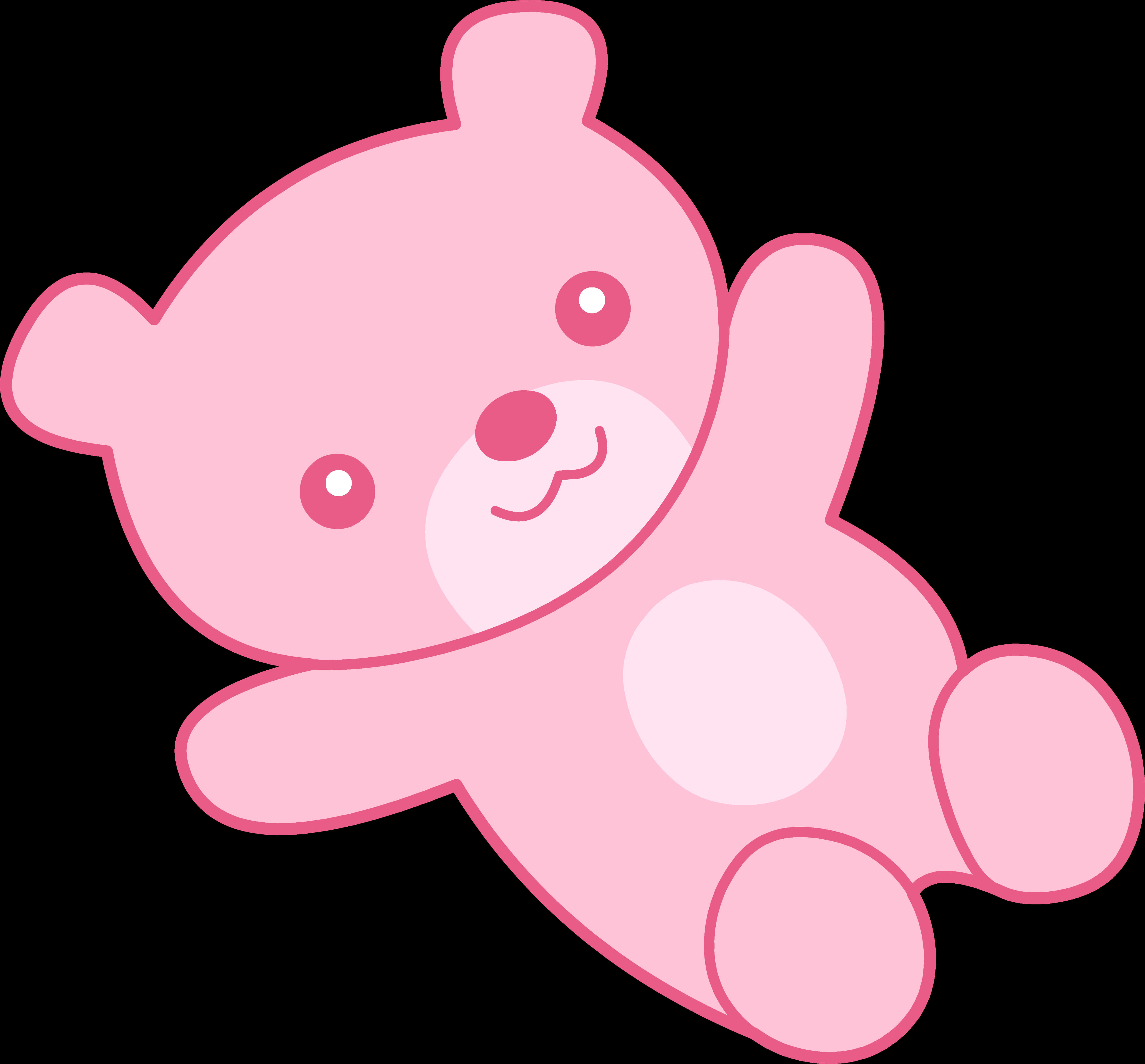 Lyserød tegneserie bamse Wallpapers