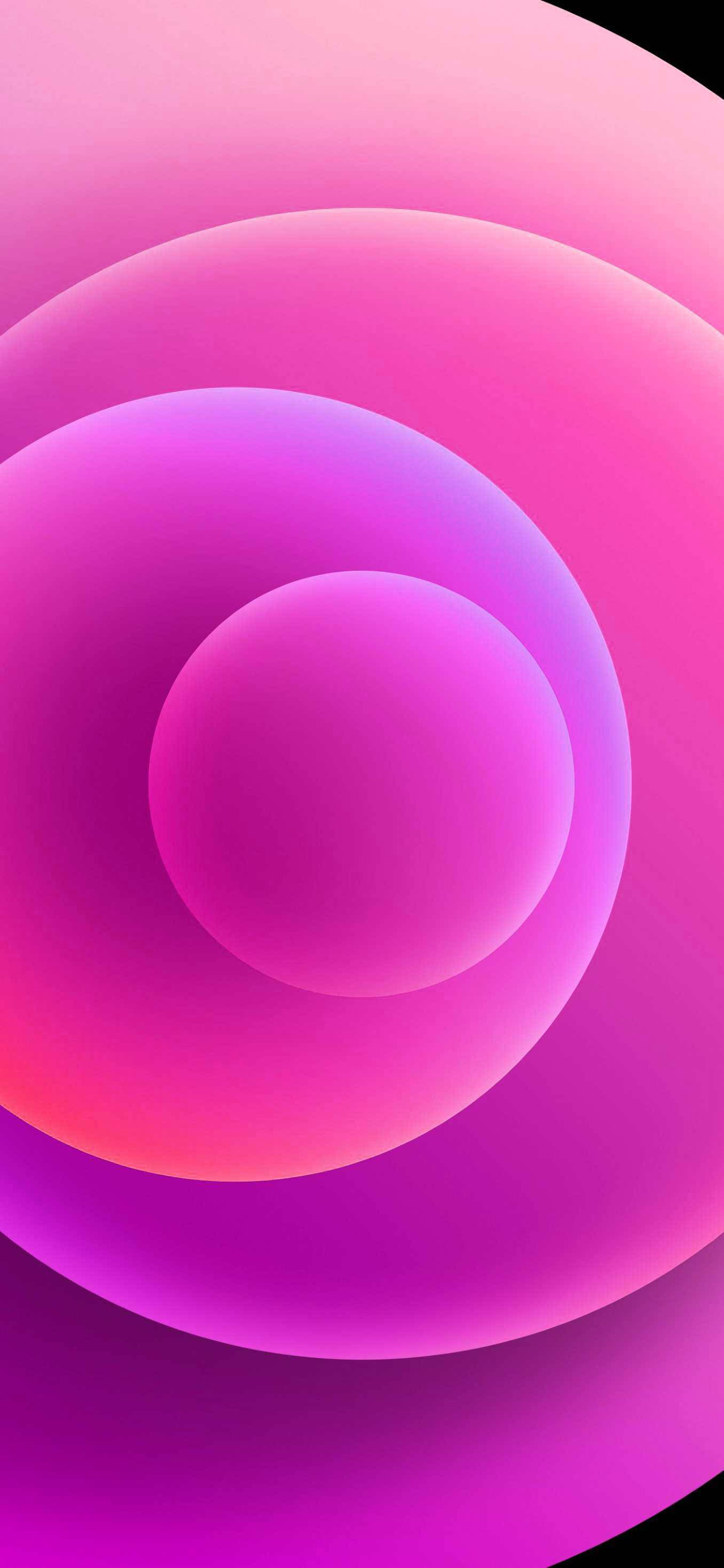 Lyserøde kugler iPhone 12 Wallpapers
