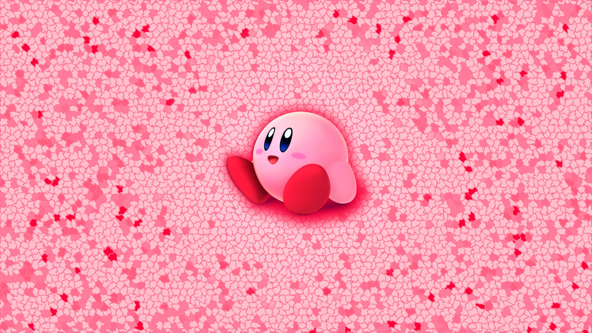 Lyserød Kawaii Kirby Wallpapers