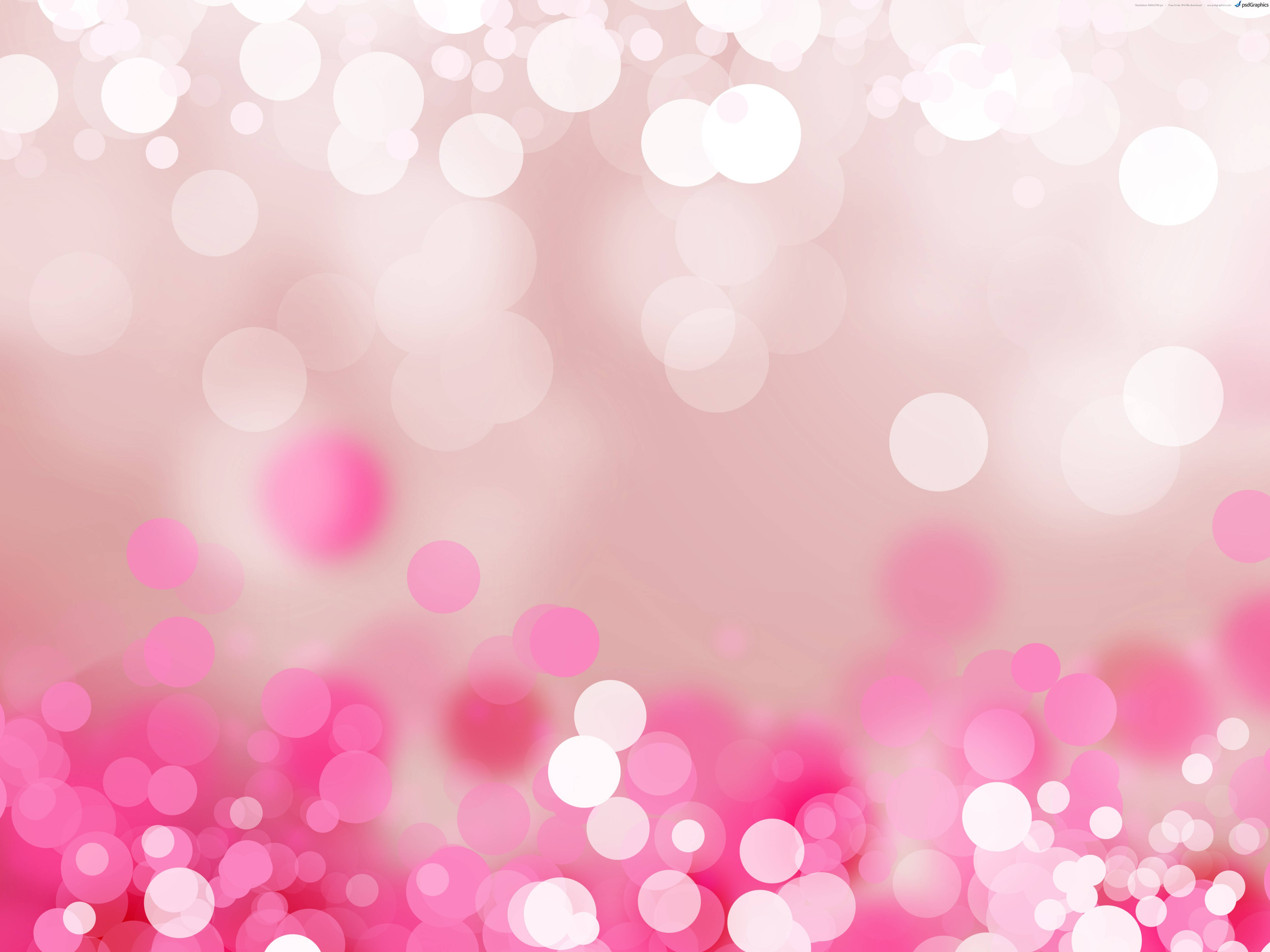 Lyserøde og hvide slørede lys Wallpapers