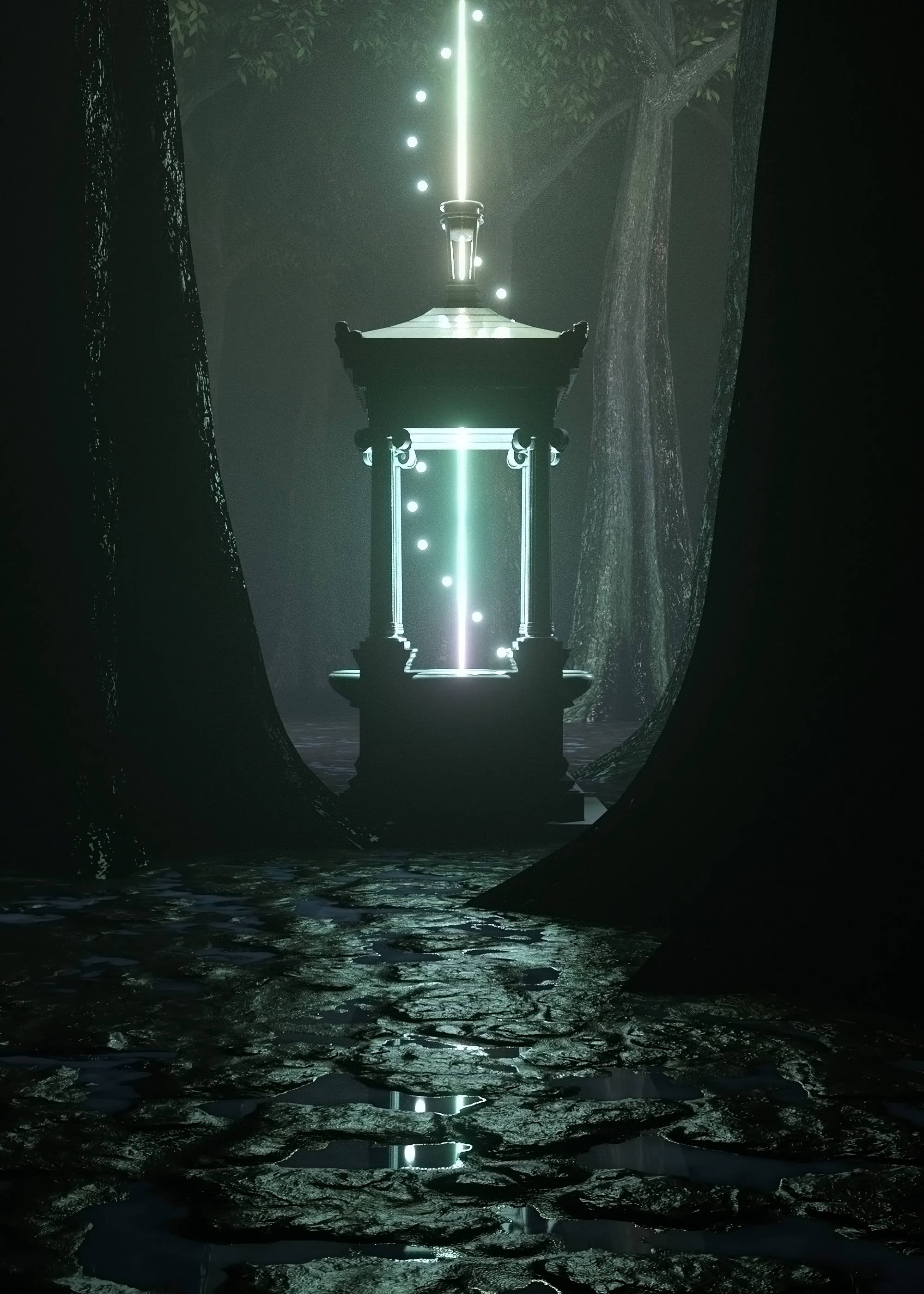 Lysstråleportal Wallpapers
