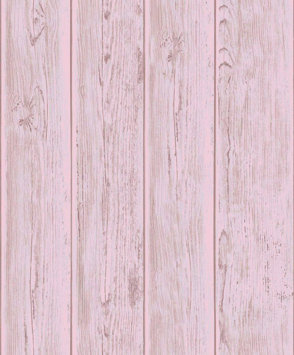 Lyst og dristigt metallisk Rose Guld træpanel Wallpapers