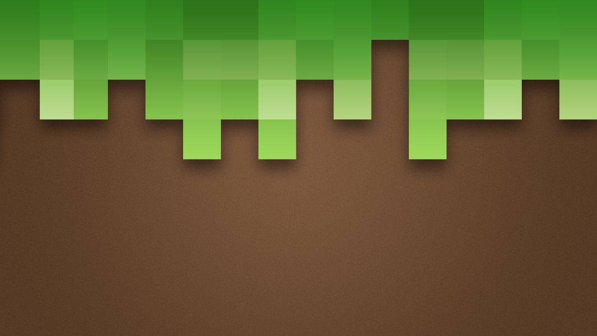 Lyst og levende pixelkunst fra det populære spil Minecraft Wallpapers