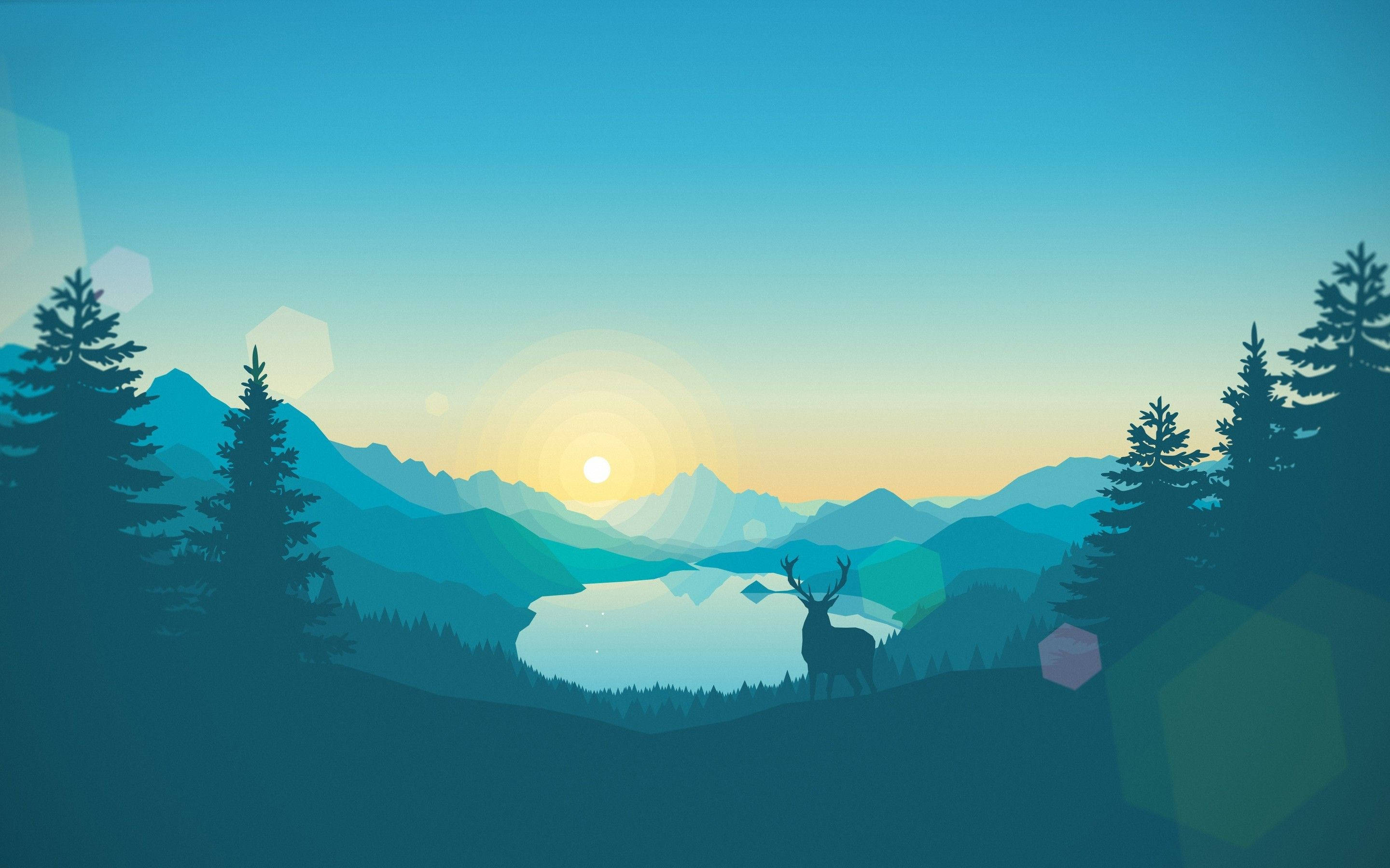 MacBook Pro Firewatch Solopgang Wallpapers