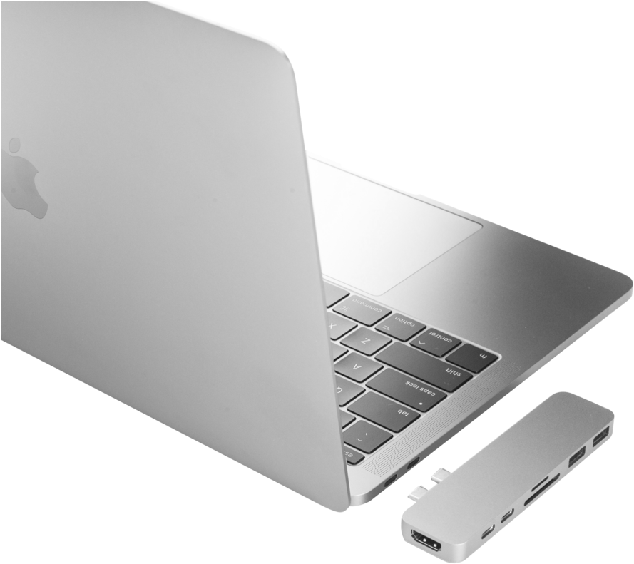 MacBook Pro med USB-C Hub Wallpapers