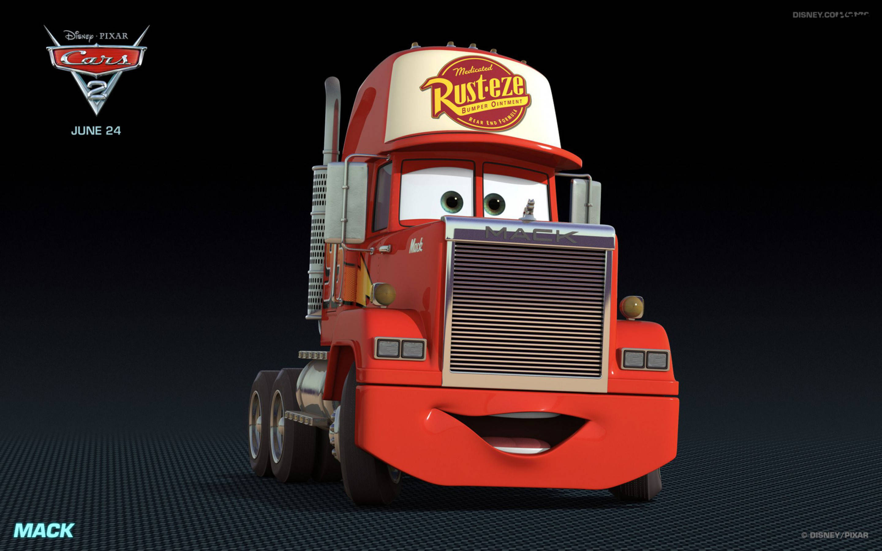 Mack fra Disney Pixar's Cars 2 Wallpapers
