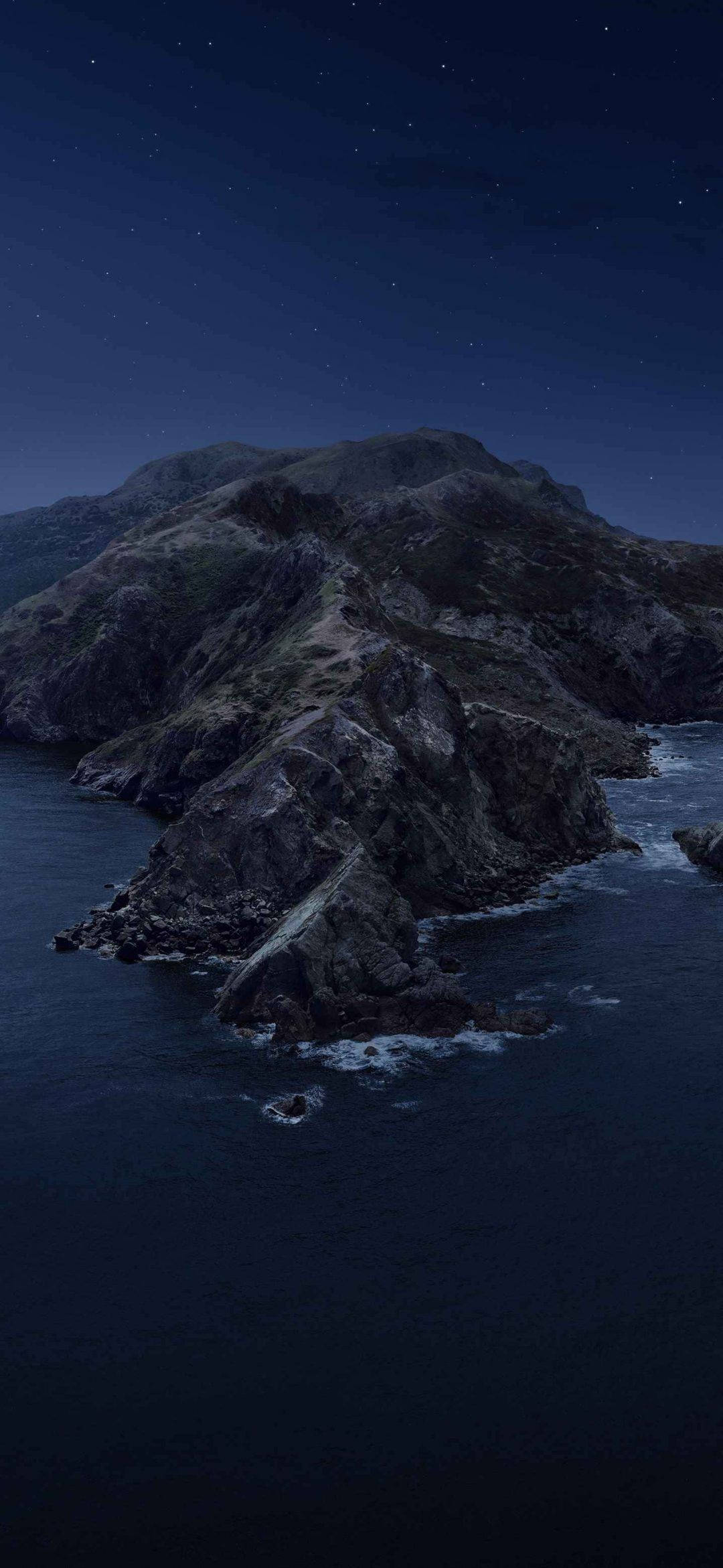 macOS Catalina dyb blå himmel Wallpapers