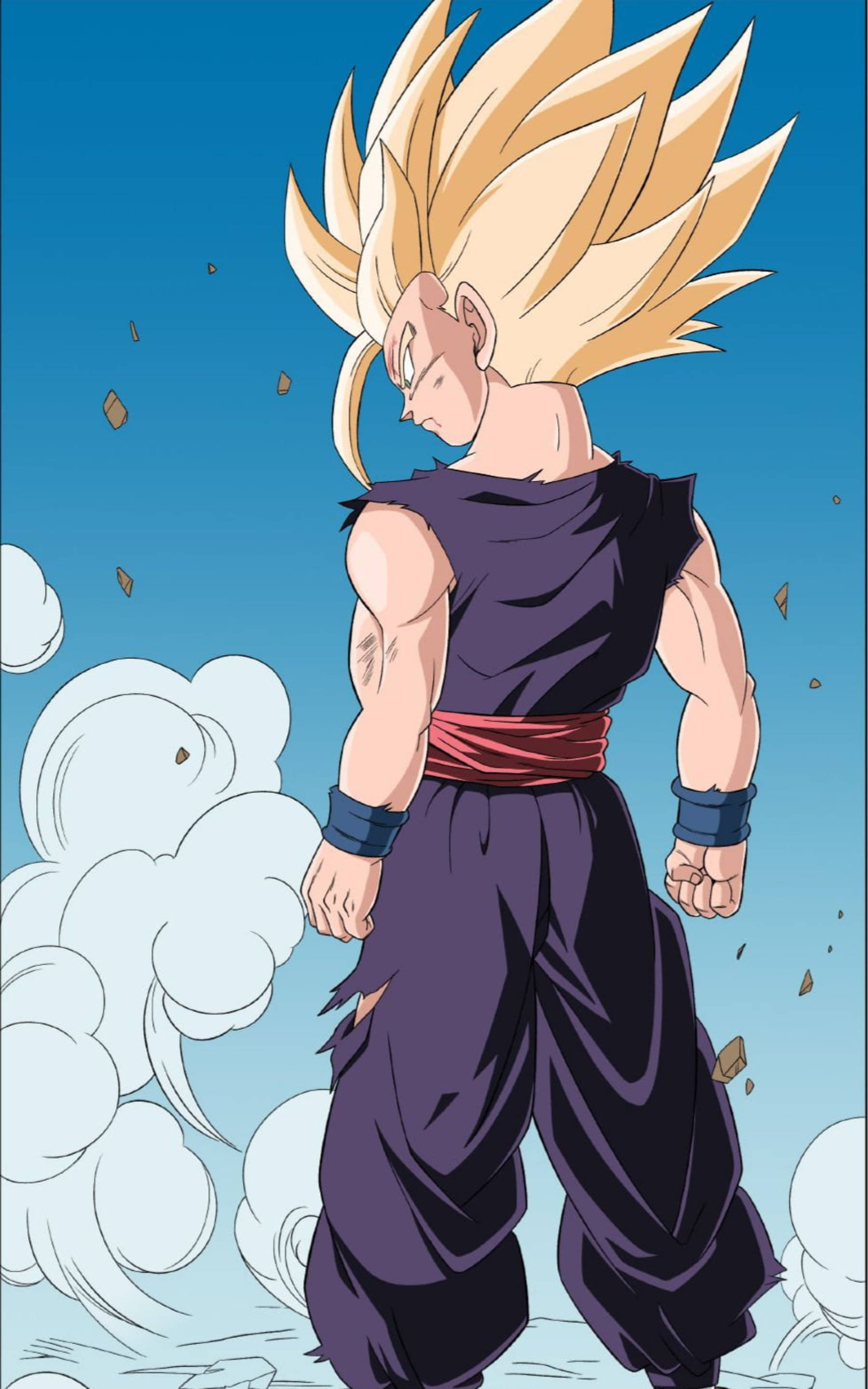 Mægtige Gohan i Super Saiyan 2 Wallpapers