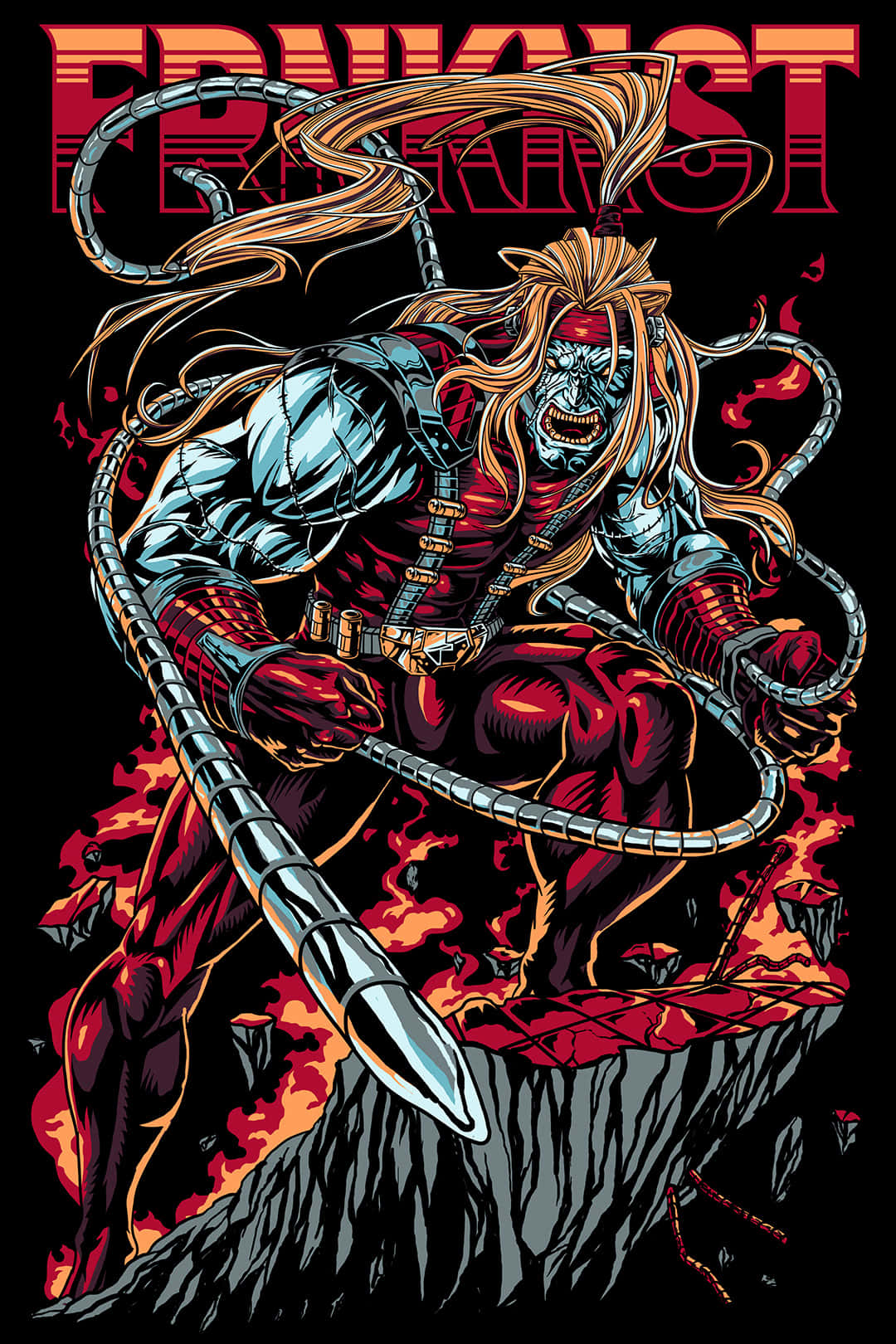 Mægtige Omega Red i aktion Wallpapers