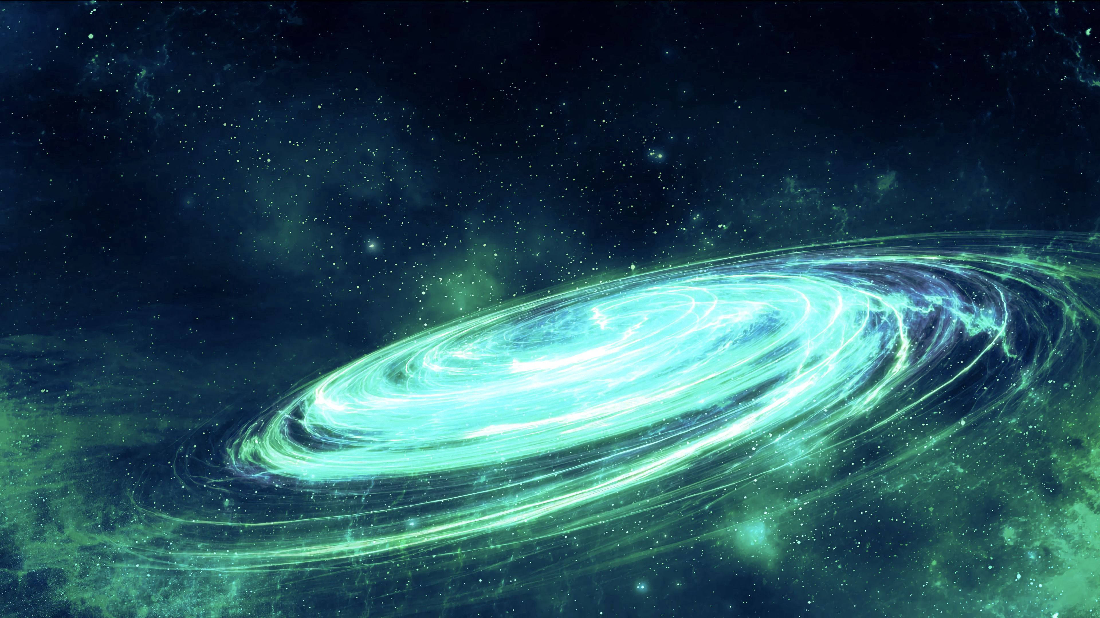 Mælkevejen, en enorm spiral af stjerner Wallpapers