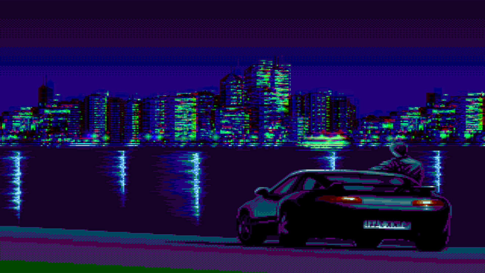 Mærk de kølige vibes i dette æstetiske billede Wallpapers