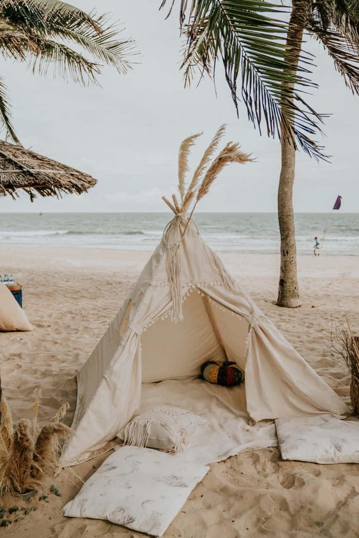 Mærk friheden i moderne boho-stil. Wallpapers