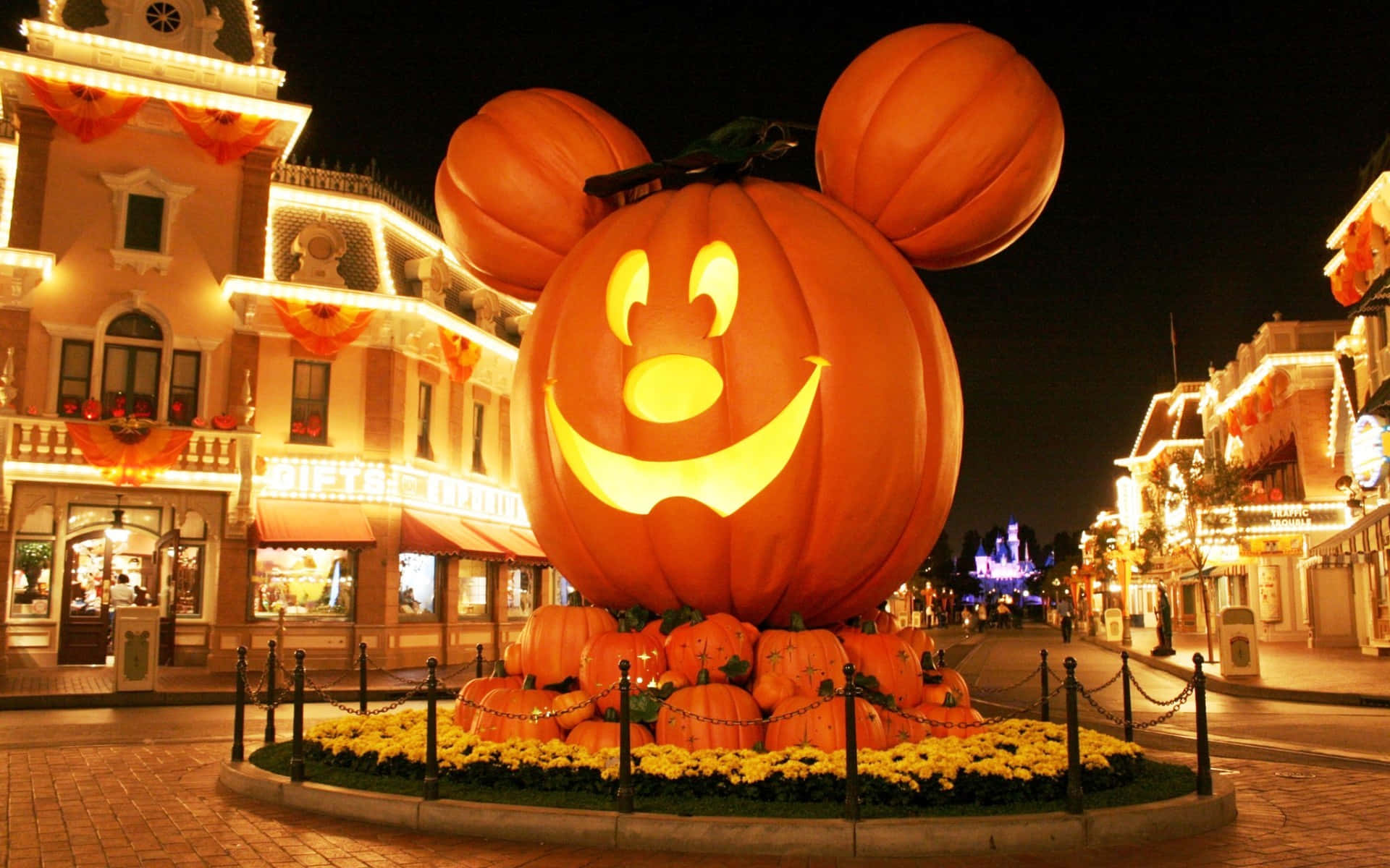 Magisk Disney Halloween Nat Wallpapers