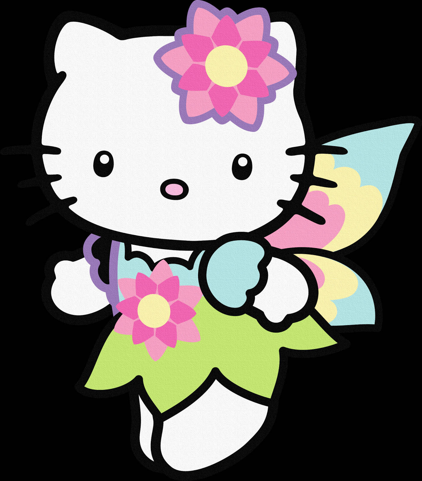 Magisk fe-klædt Hello Kitty PFP Wallpapers