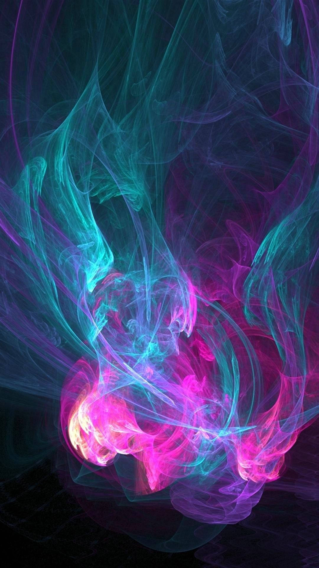 Magisk Pink og Blå Wallpapers