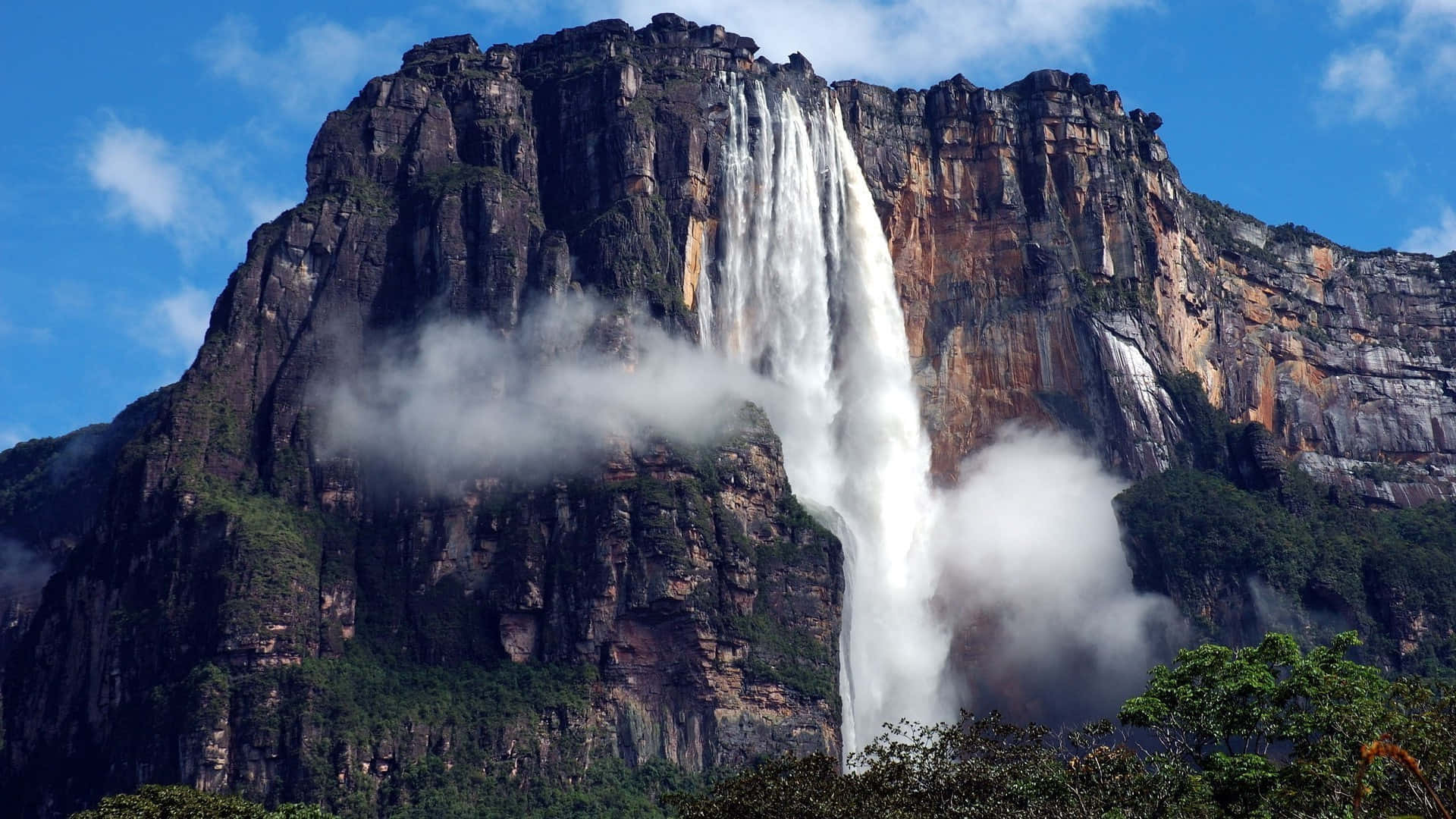 Majestætisk udsigt over Angel Falls Wallpapers