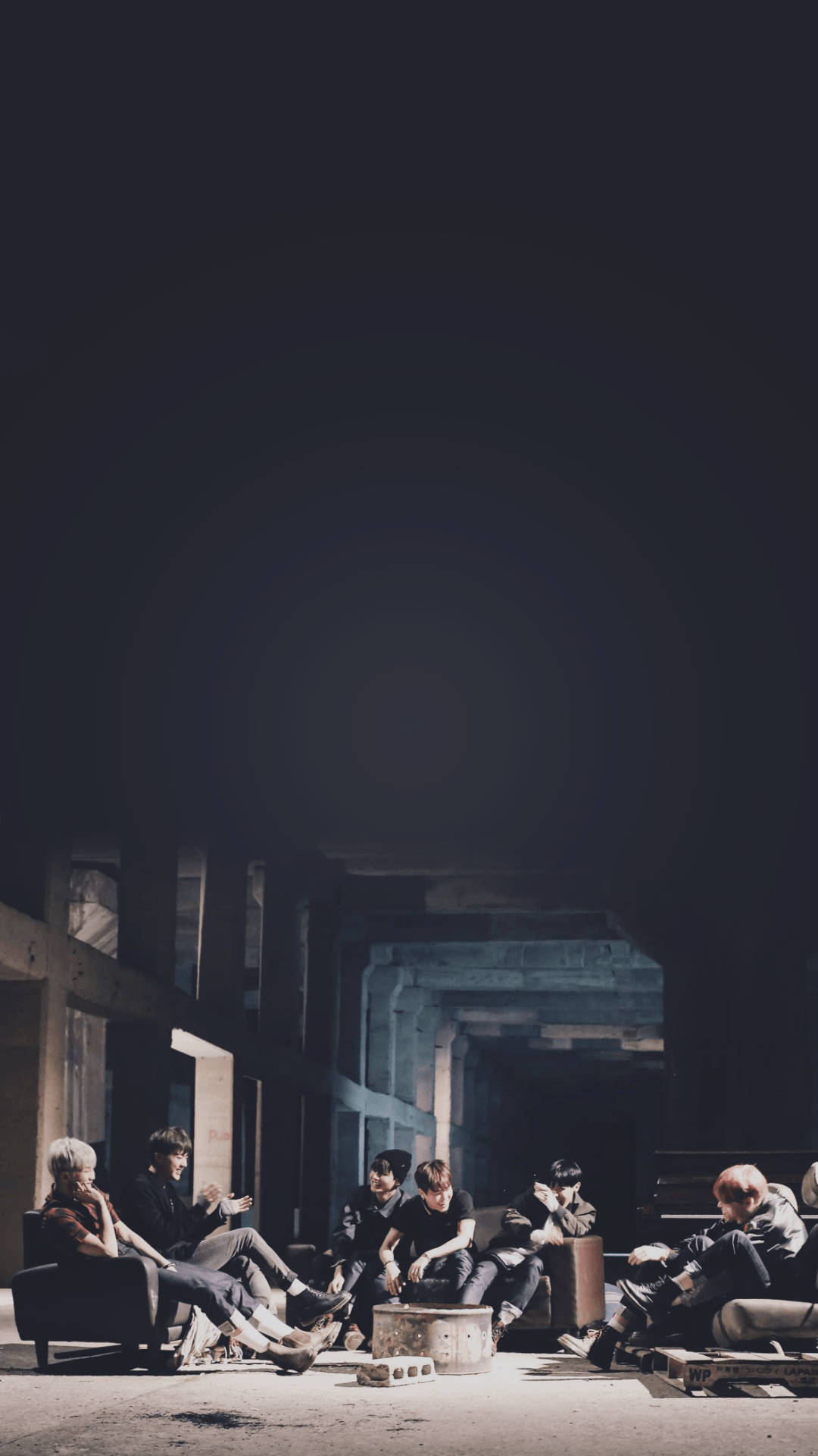Majestætiske koncertvibes - BTS i aktion Wallpapers