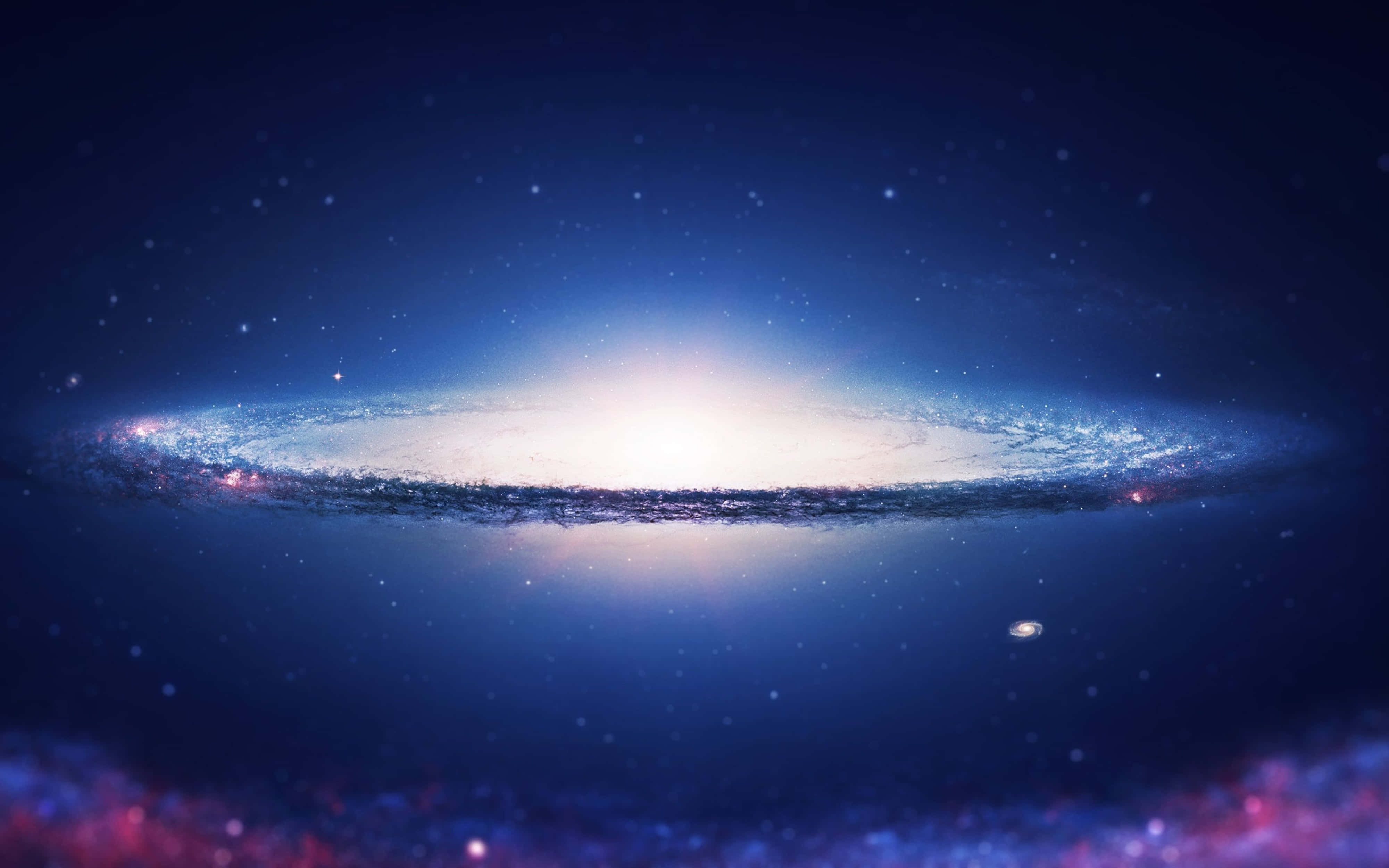 Majestætisk 4K Universbillede - Sombrero Galaksen Wallpapers