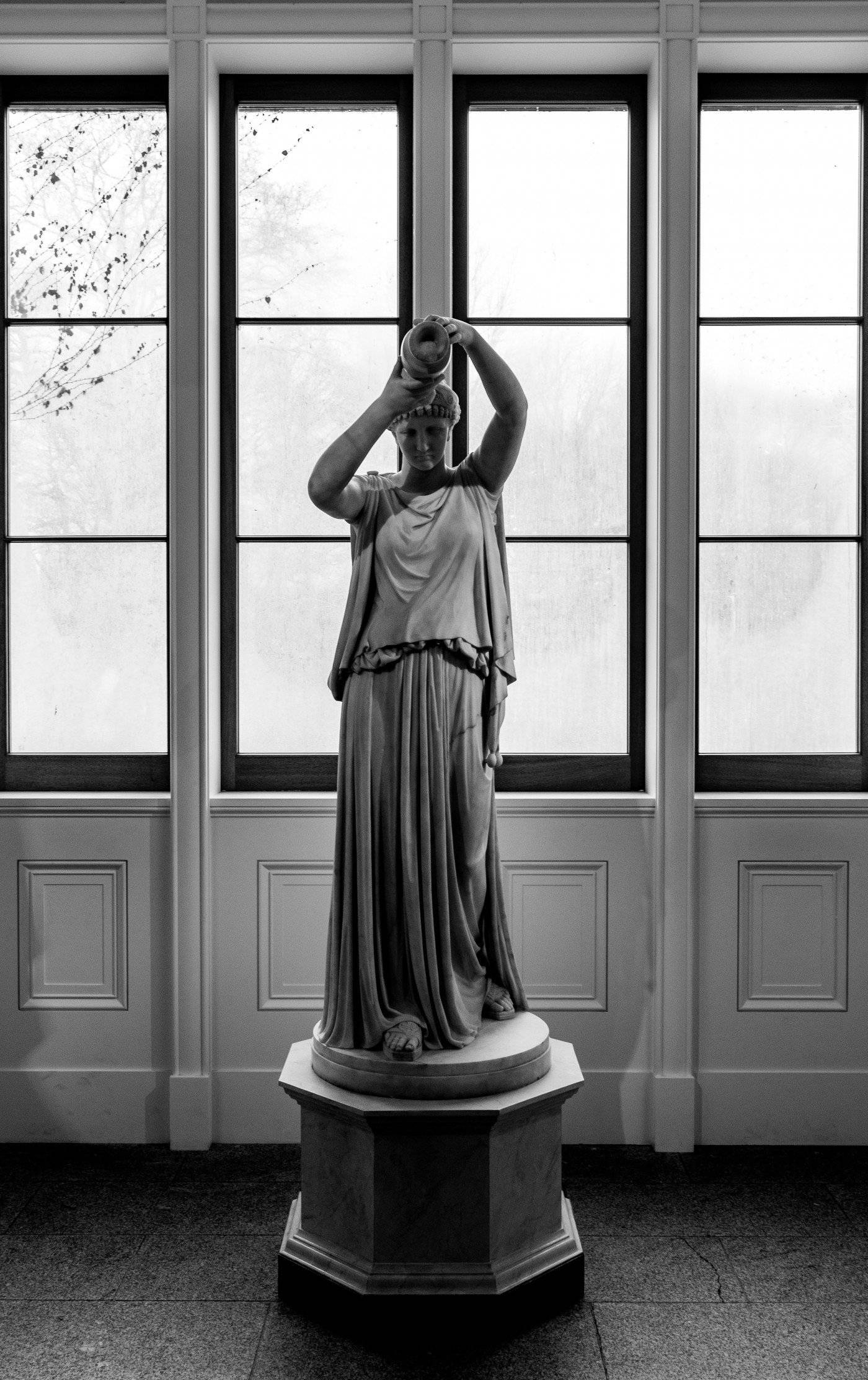 Majestætisk græsk statue af Antigone Wallpapers