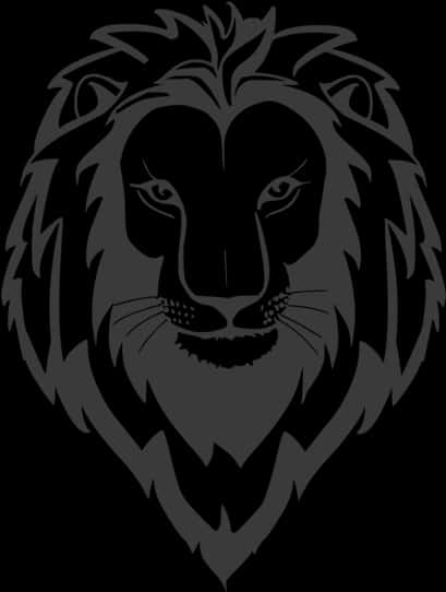 Majestætisk løvesilhuetkunst Wallpapers