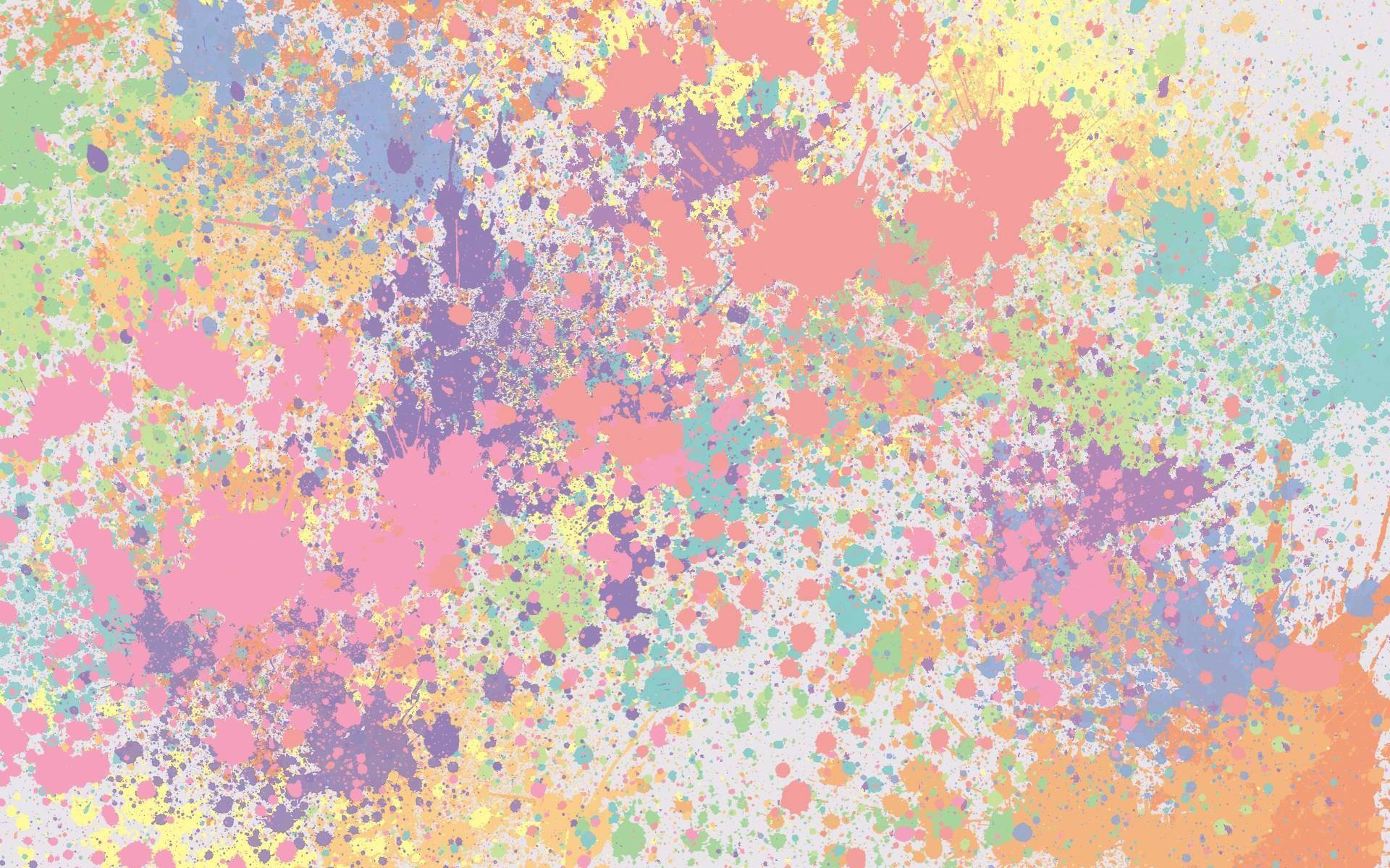 Malingstænk i søde pastelfarver Wallpapers