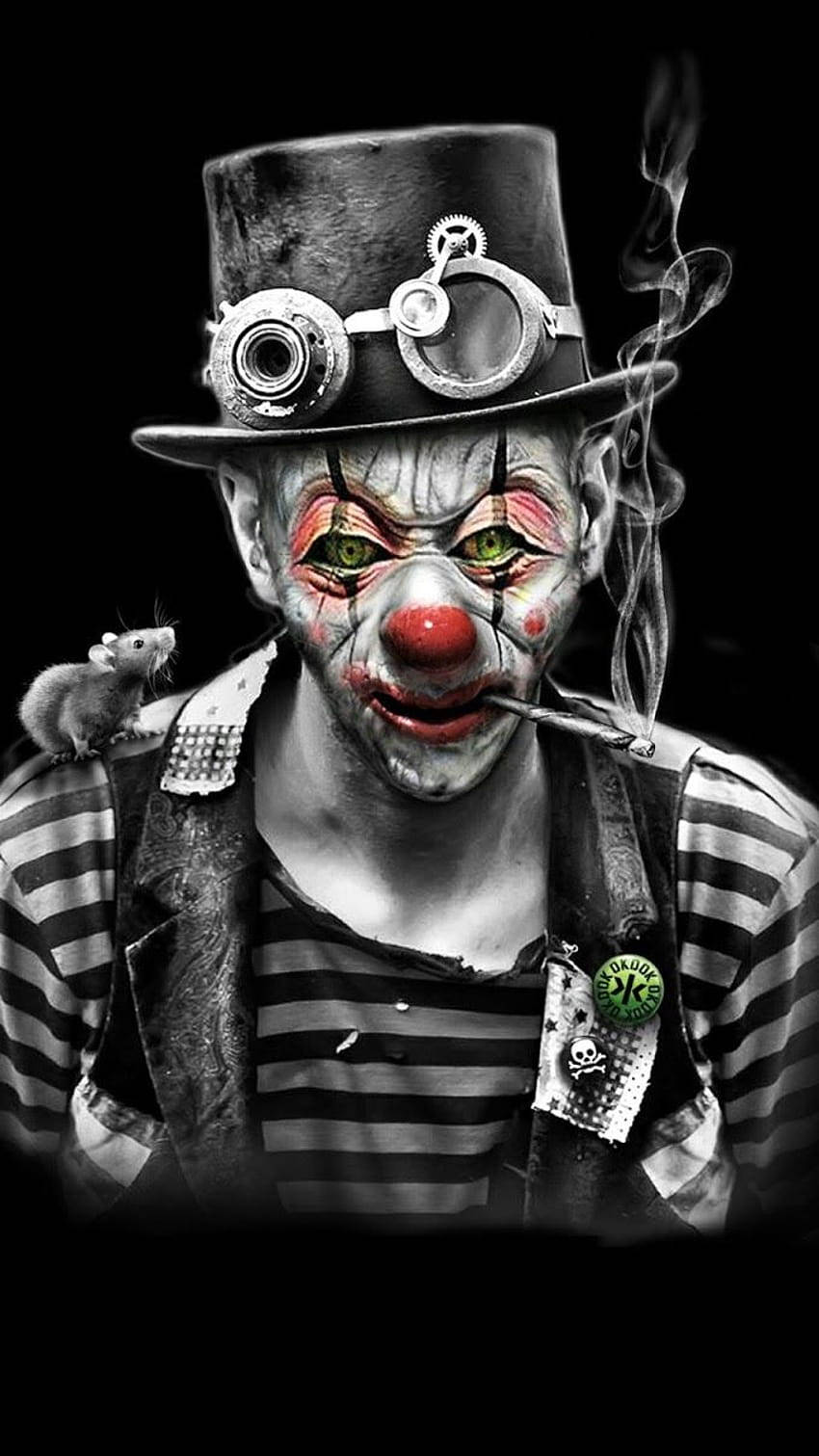Mand Telefon Klovn Ryger Wallpapers