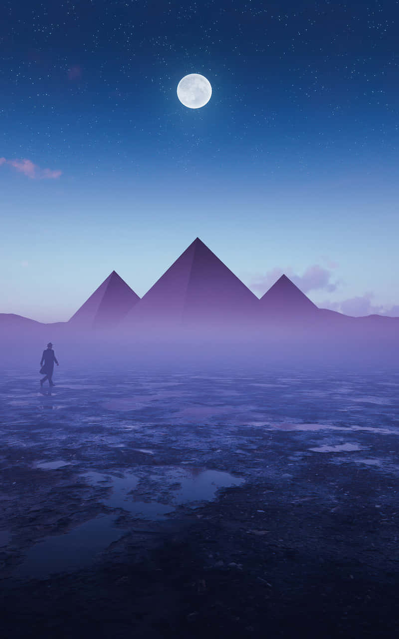 Månepyramiden lilla nat Wallpapers