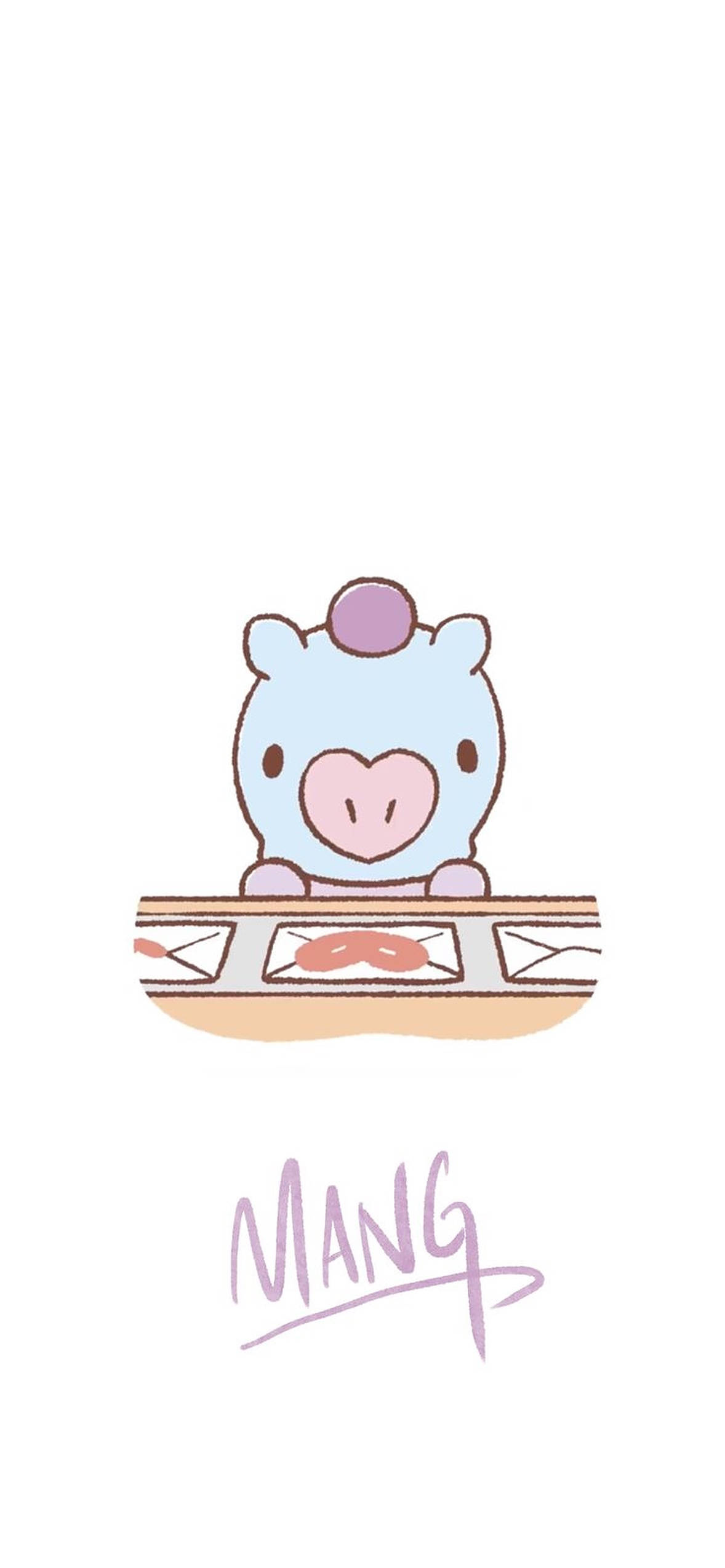 Mang Bt21 Kunstværk Wallpapers