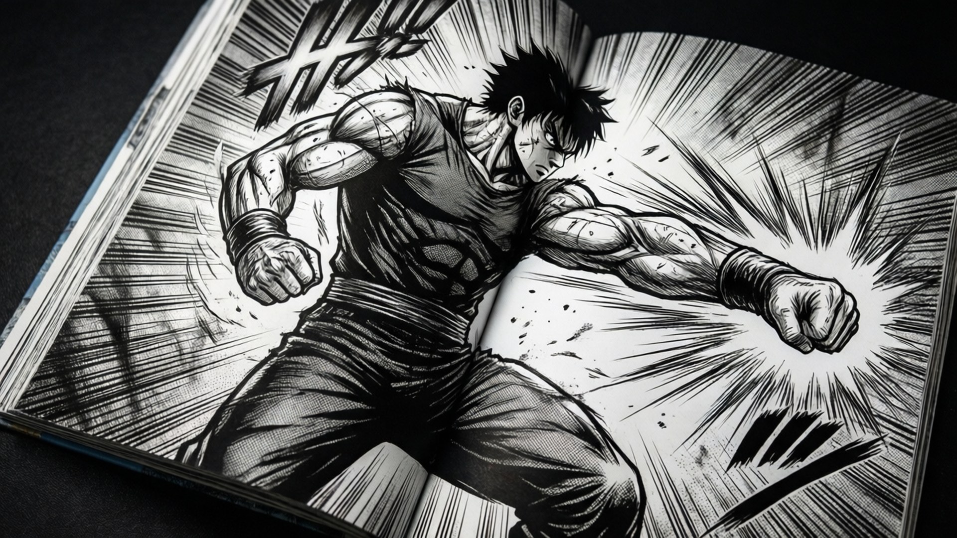 Manga-handlingspanel Wallpapers