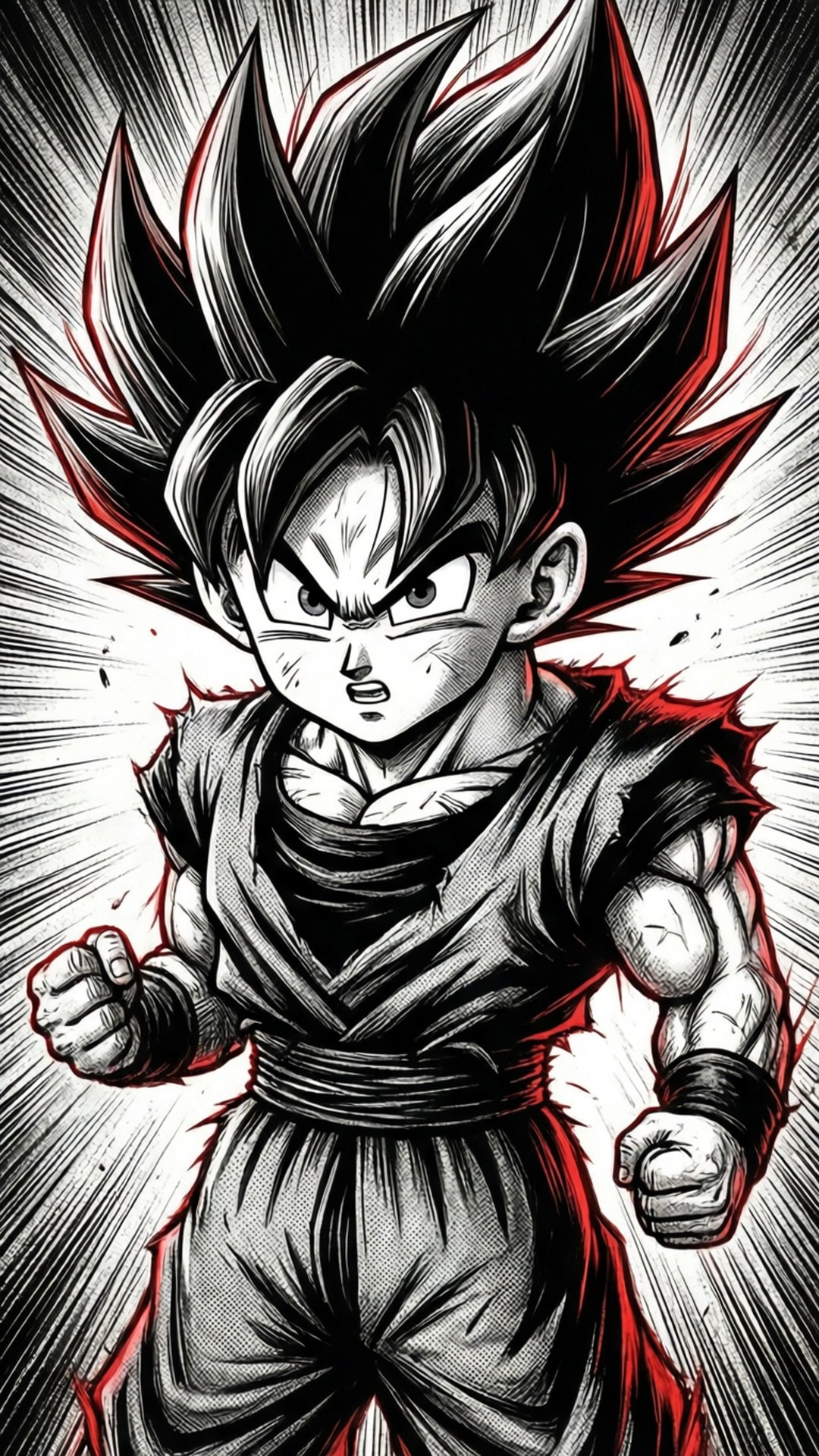 Mangahelteportræt Wallpapers