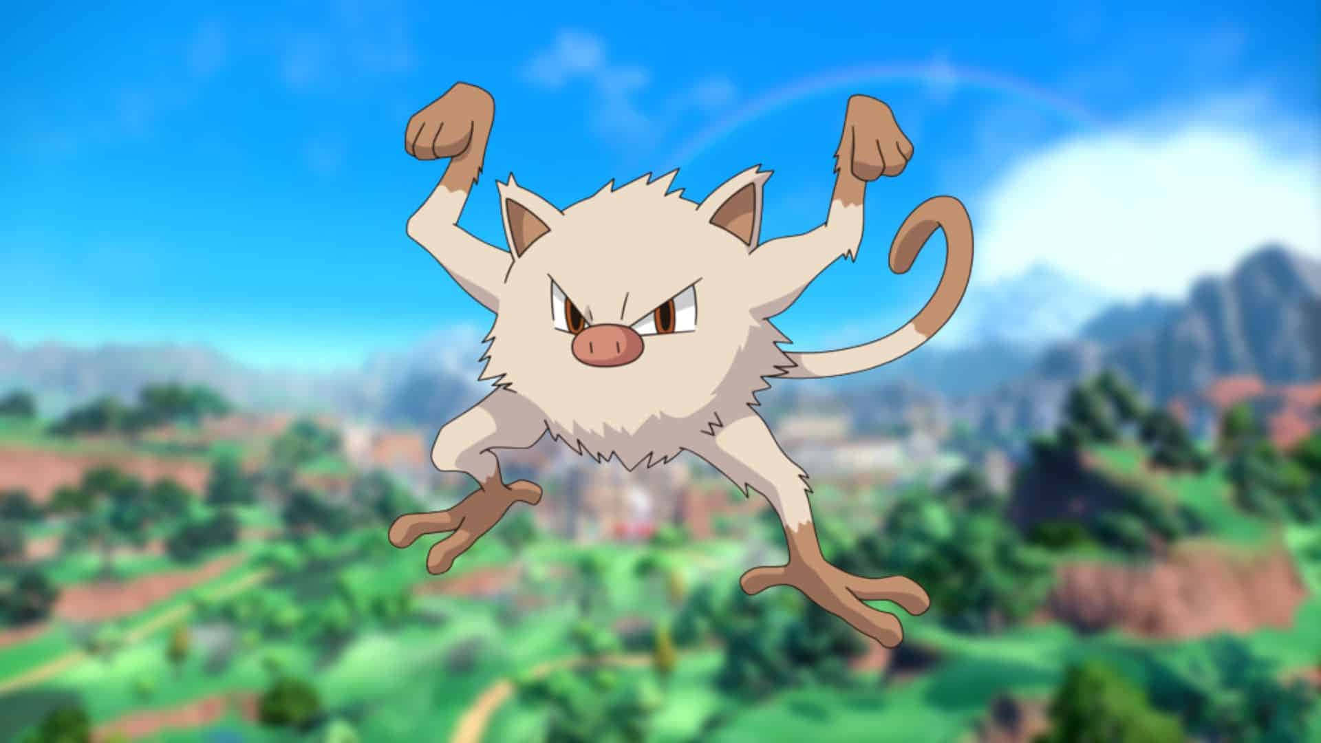 Mankey Uudviklet Primeape 2D Illustration Wallpapers