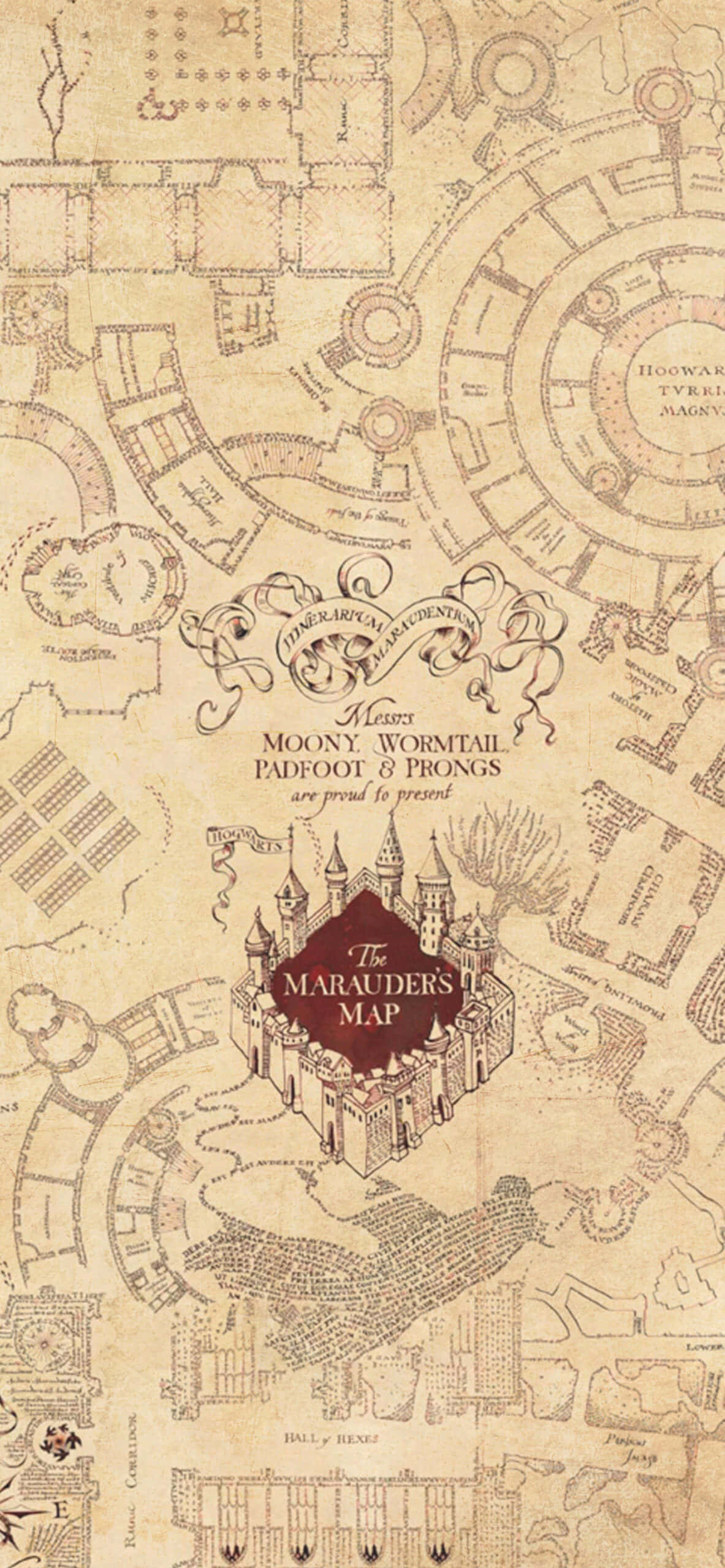 Marauders Kort Harry Potter Baggrund Wallpapers