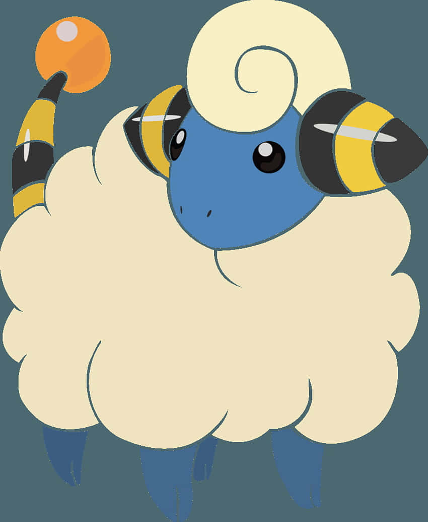 Mareep på mørkeblå baggrund Wallpapers