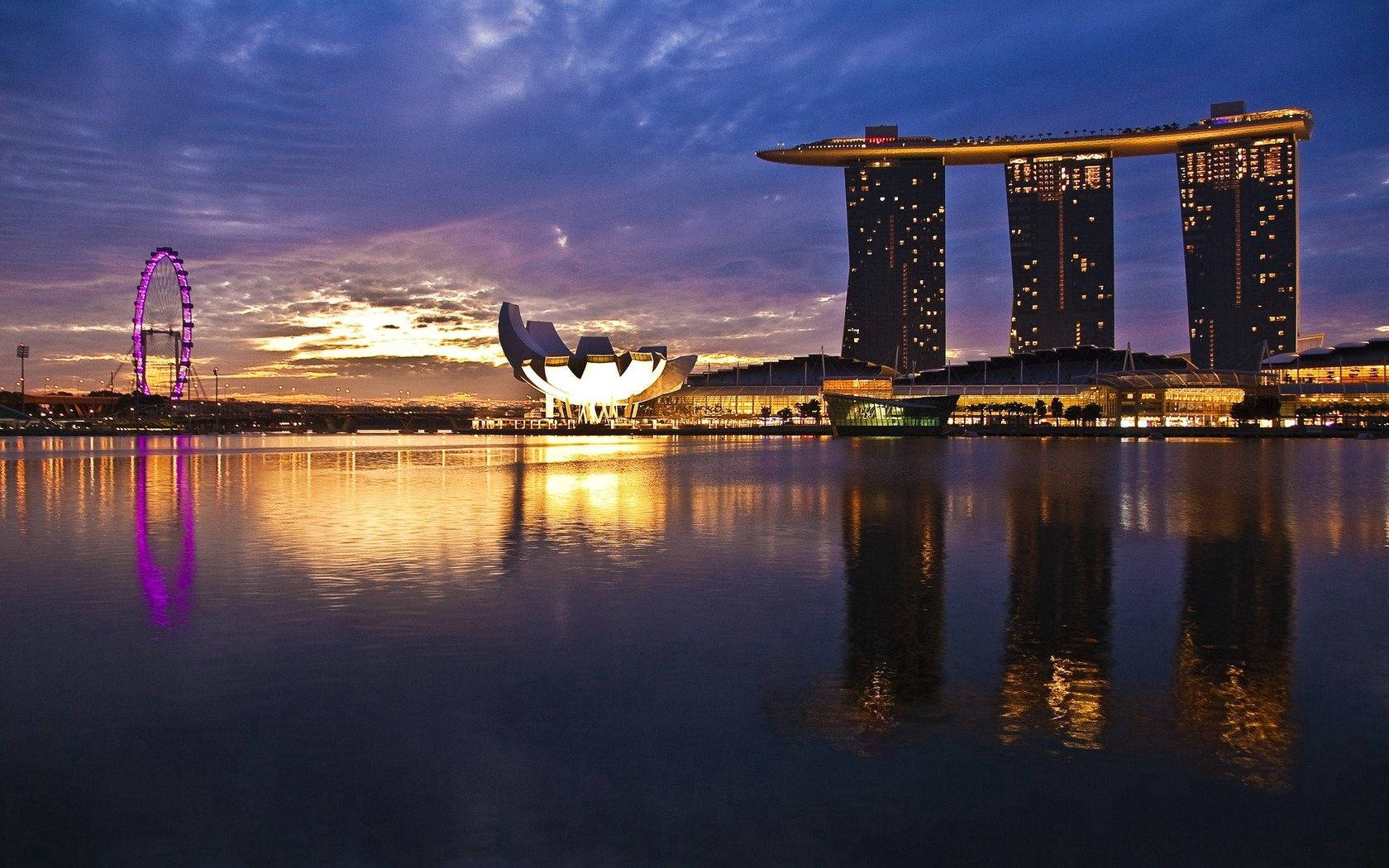 Marina Bay River Sunrise Wallpapers