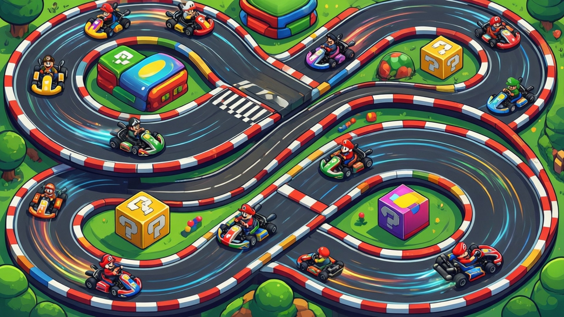 Mario Kart Racerbane Wallpapers