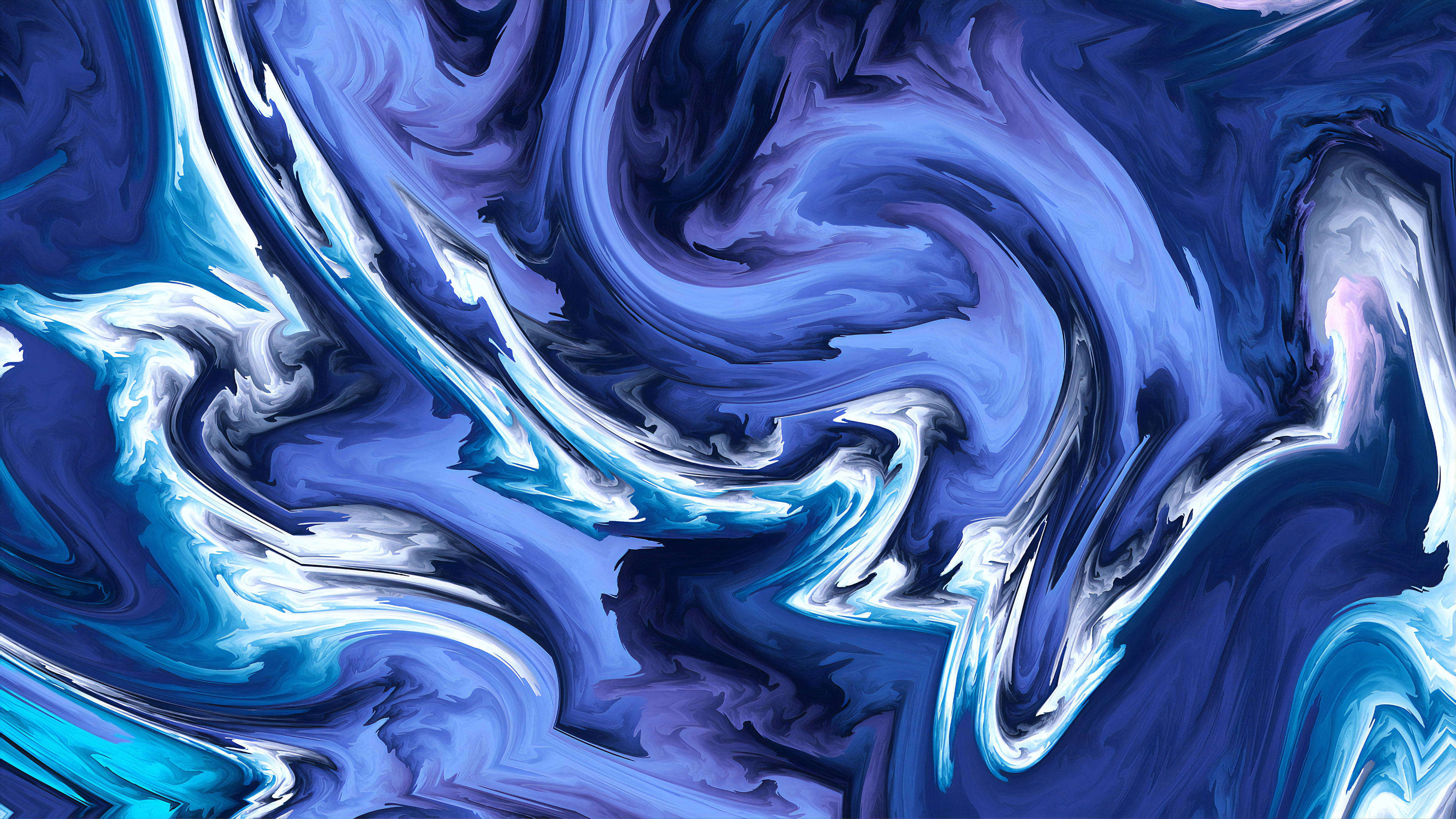 Marmor Maling Æstetisk Mørkeblå HD Wallpapers