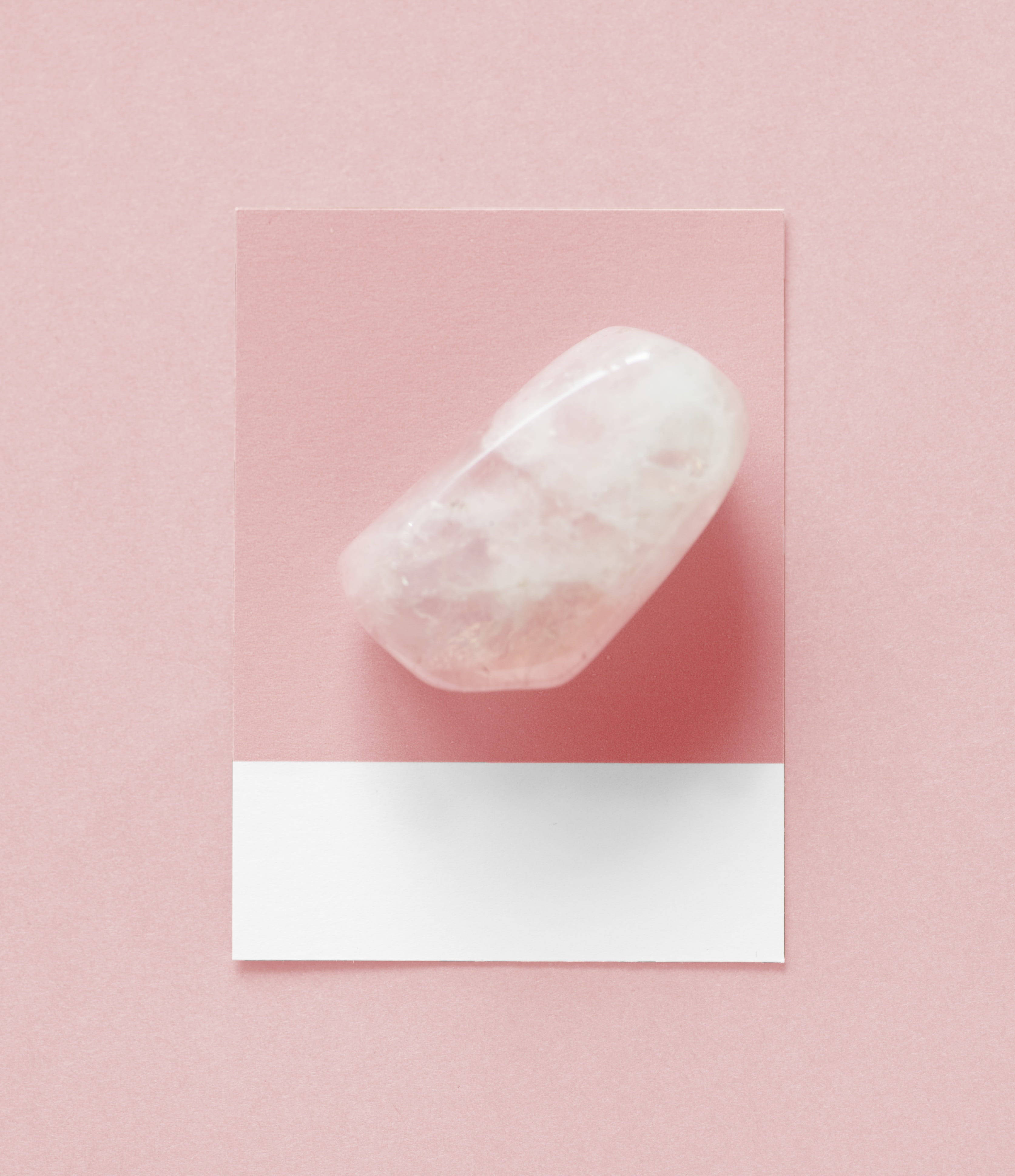 Marmor pink æstetik med kort Wallpapers
