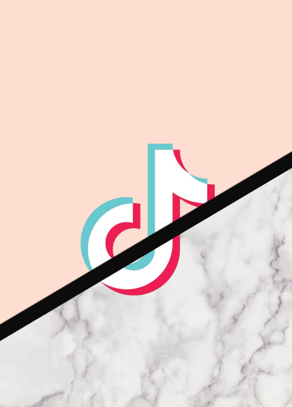 Marmor pink TikTok logo Wallpapers