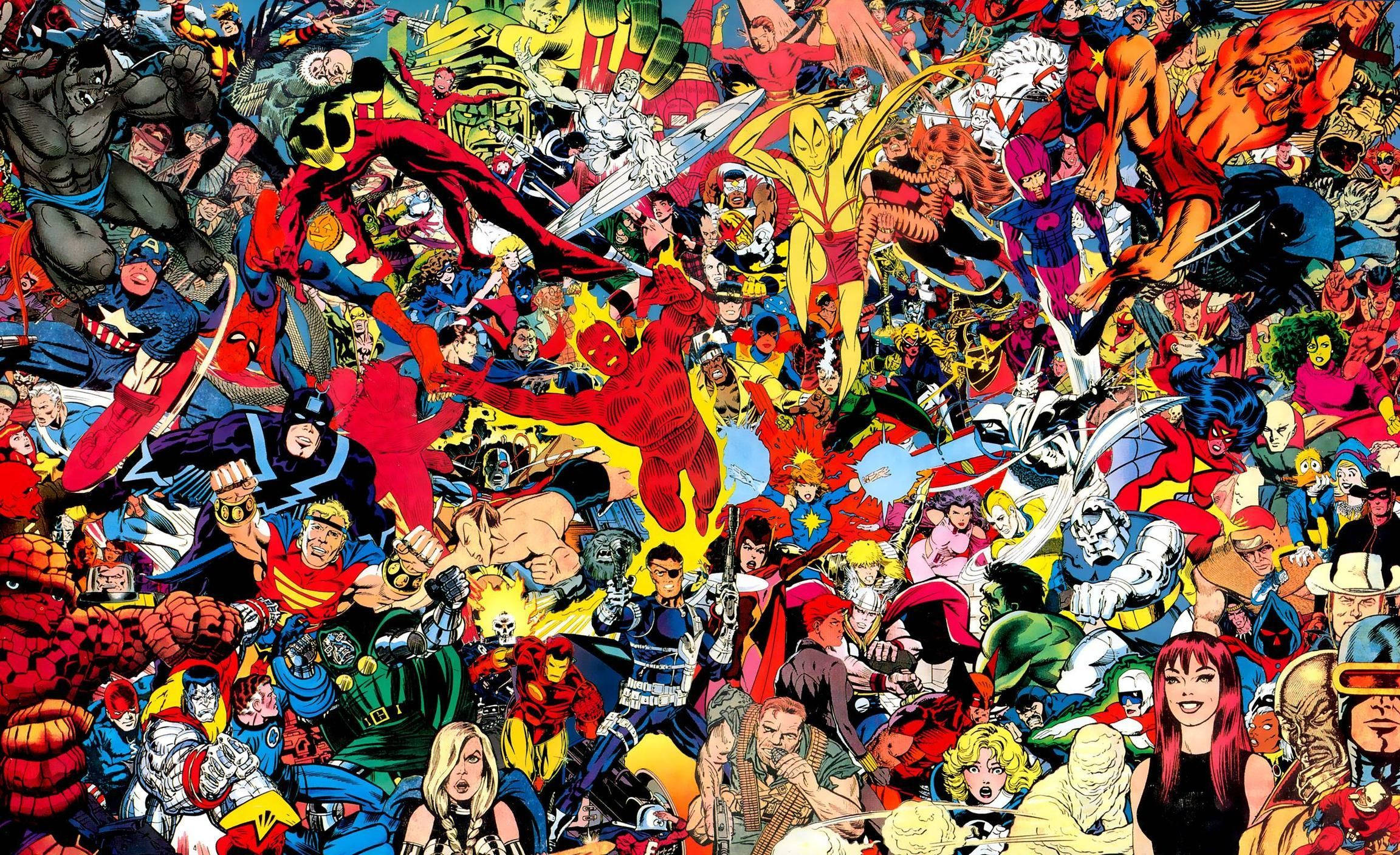 Marvel Comics: I over 80 år har de bragt superhelte til live Wallpapers