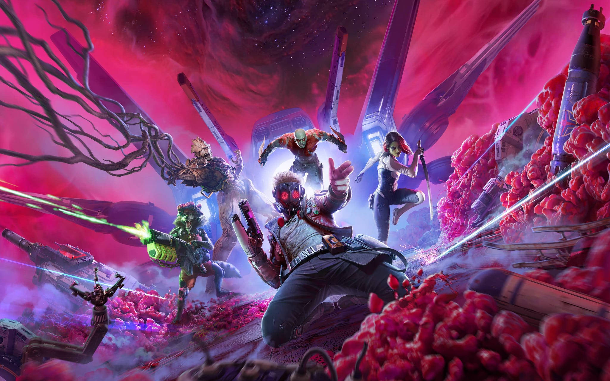 Marvel Guardians Of The Galaxy videospil Wallpapers