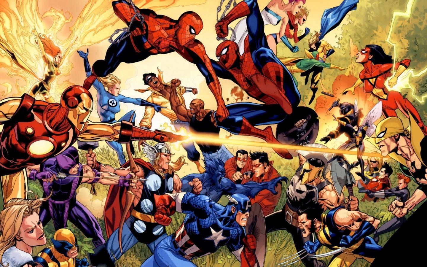 Marvel Helte Samles Wallpapers