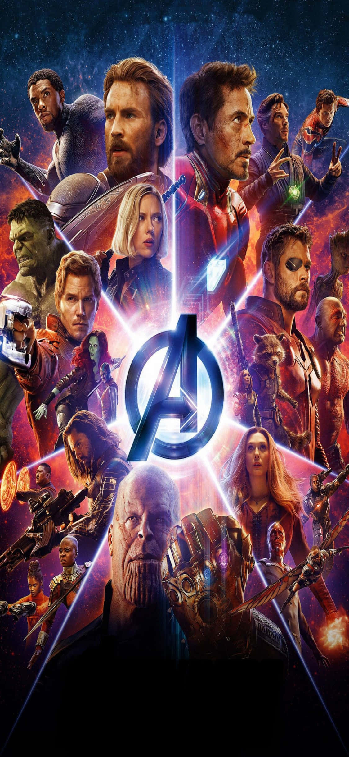 Marvel's Avengers Forenes Med iPhone Xs Wallpapers