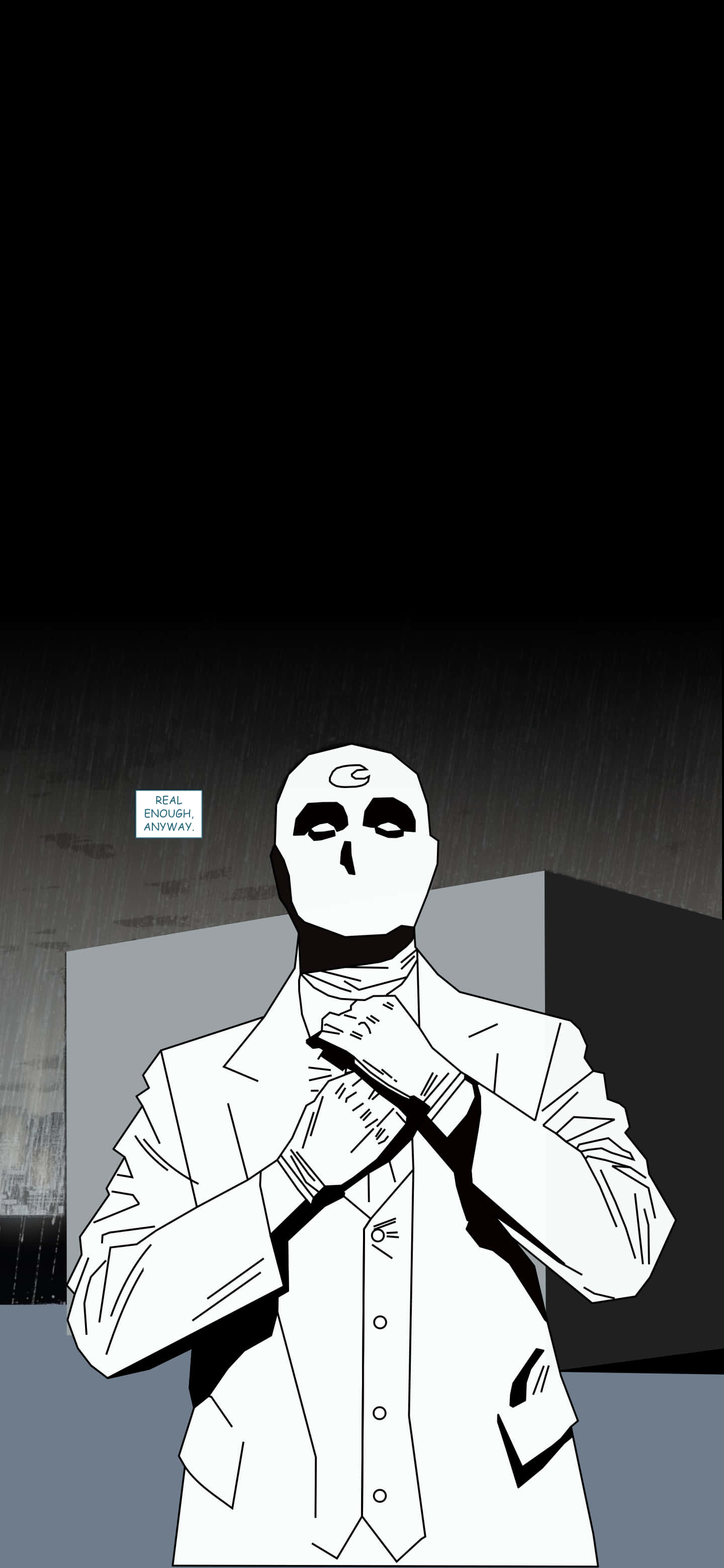 Marvels minimalistiske Moon Knight Wallpapers