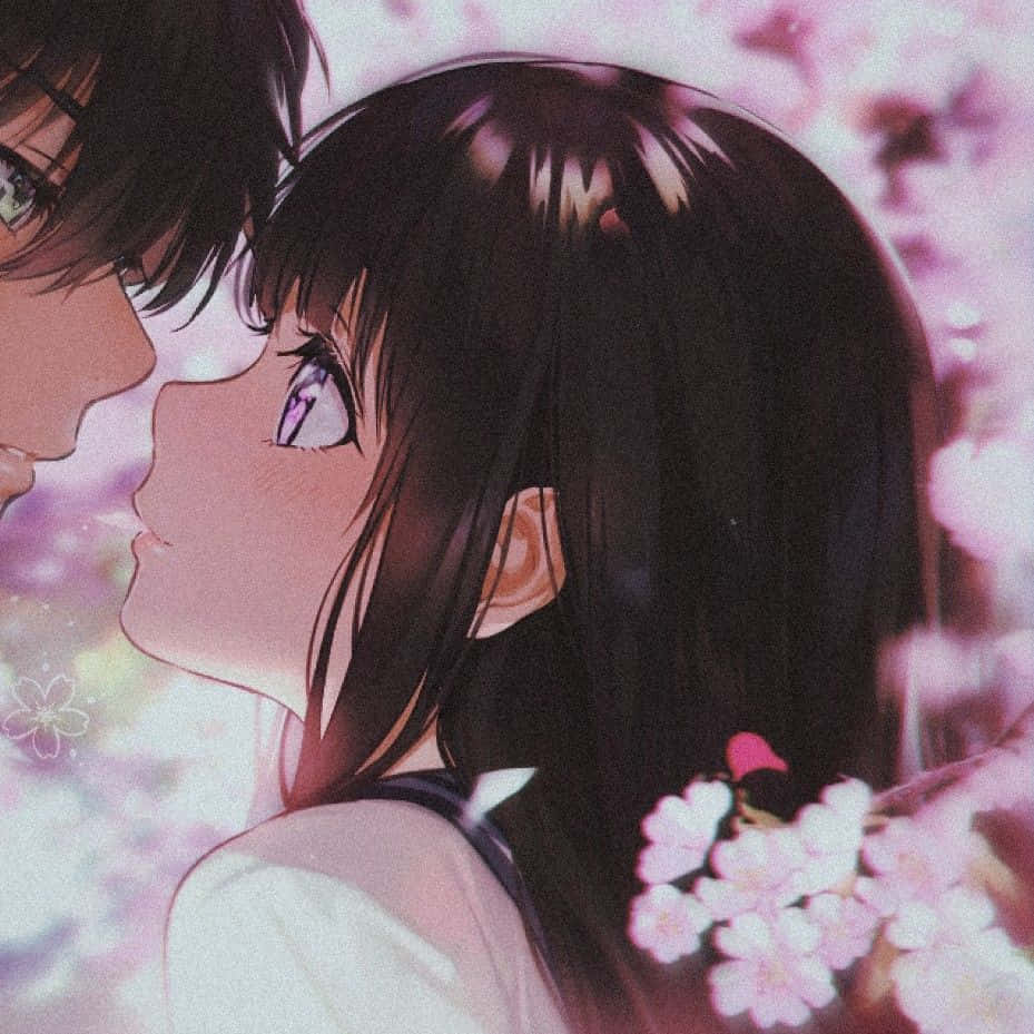 Matchende Anime Duo i Action Wallpapers