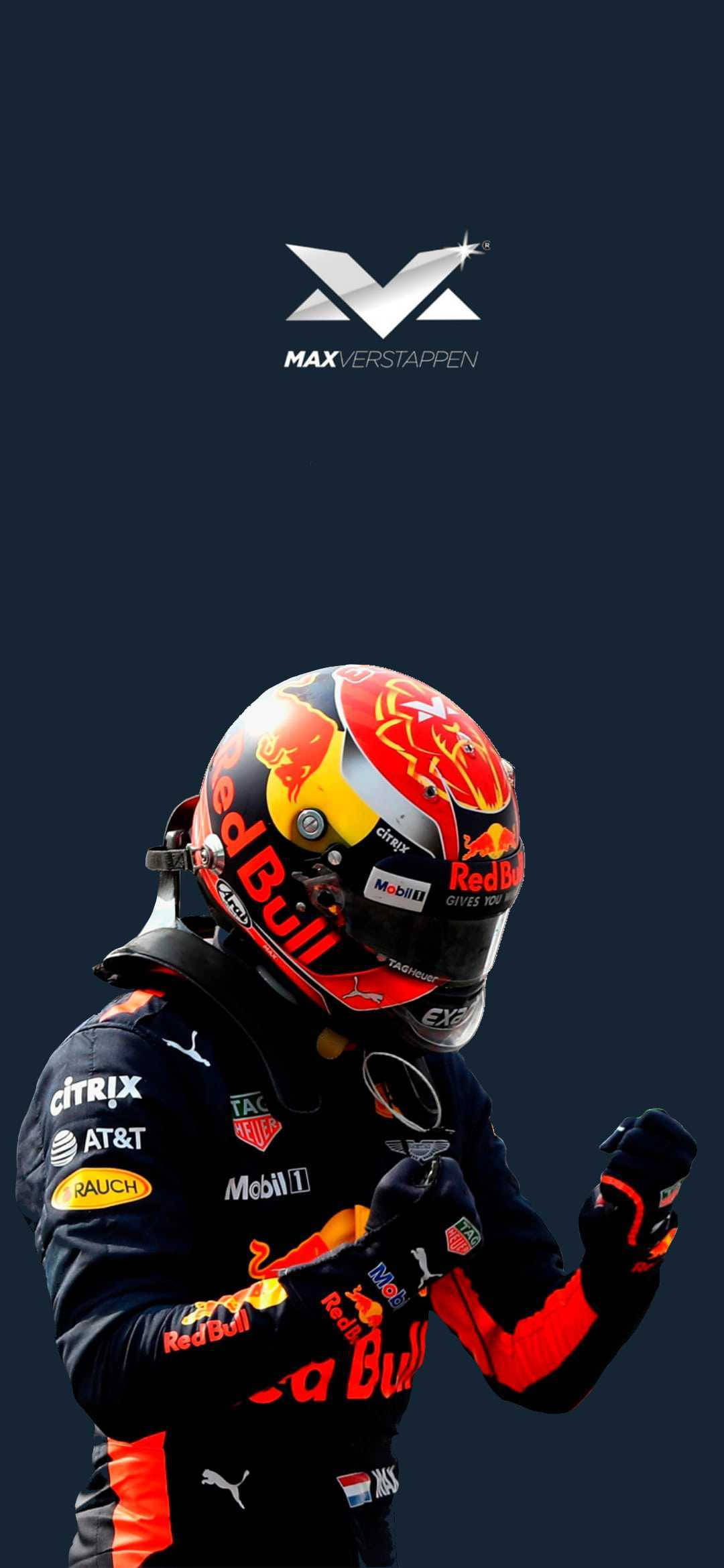 Max Verstappen i sin Red Bull Racing-dragt Wallpapers