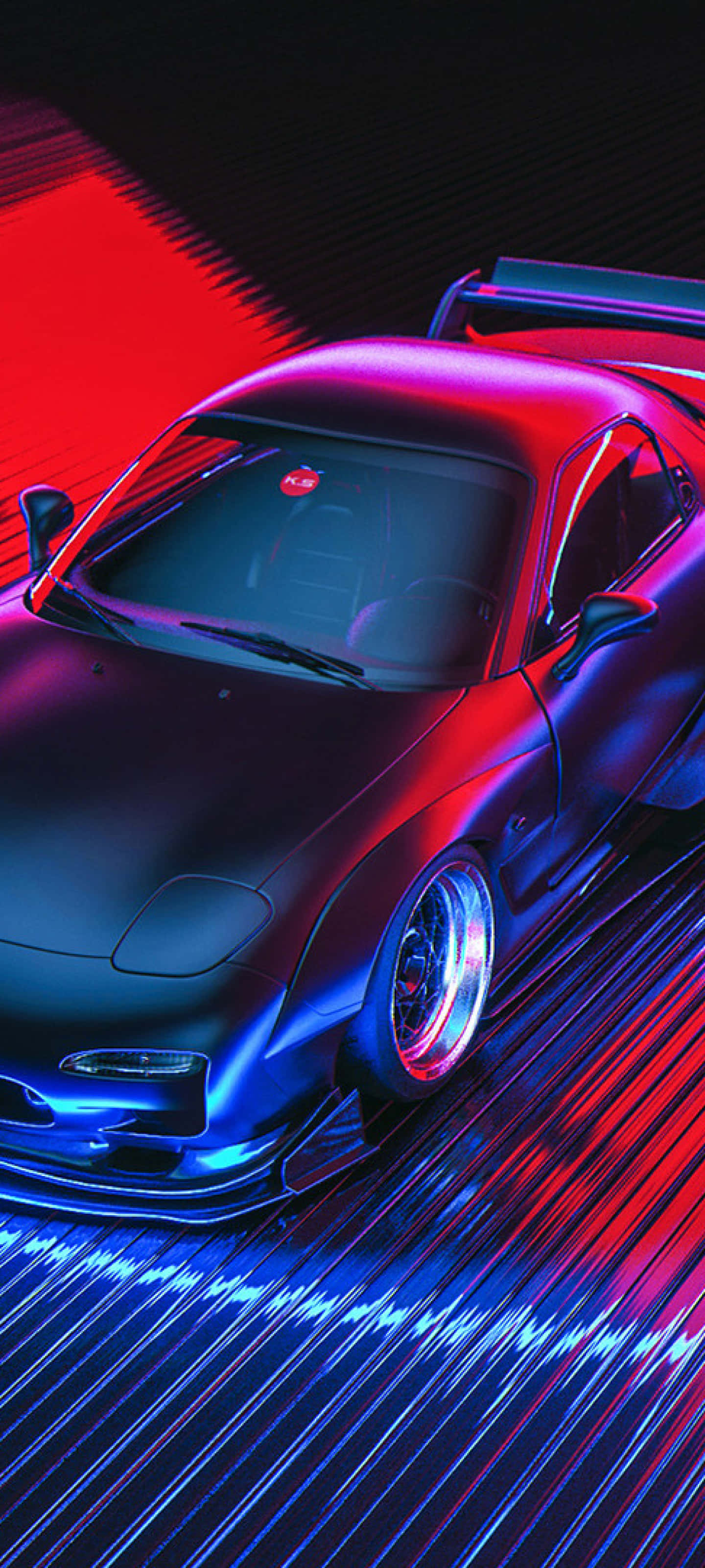 Mazda RX-7 Pixel 3 Need For Speed Heat Baggrund Wallpapers